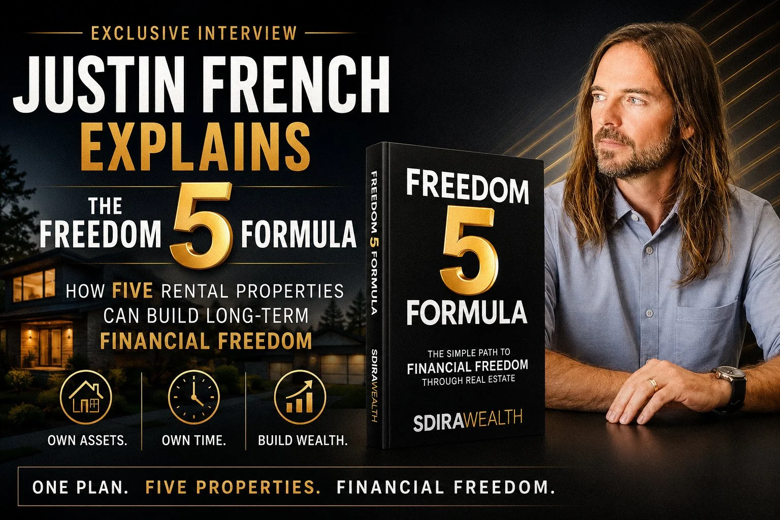 Justin French Explains The Freedom Five Formula: How Five Rental Properties Can Build Long-Term Financial Freedom