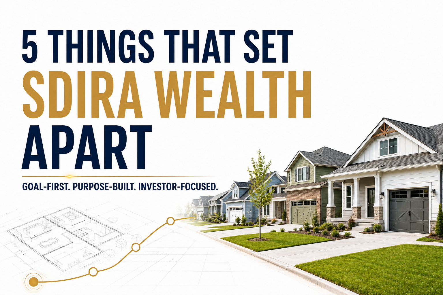 What Makes SDIRA Wealth Different? 5 Reasons Investors Choose Our Goal-First Approach
