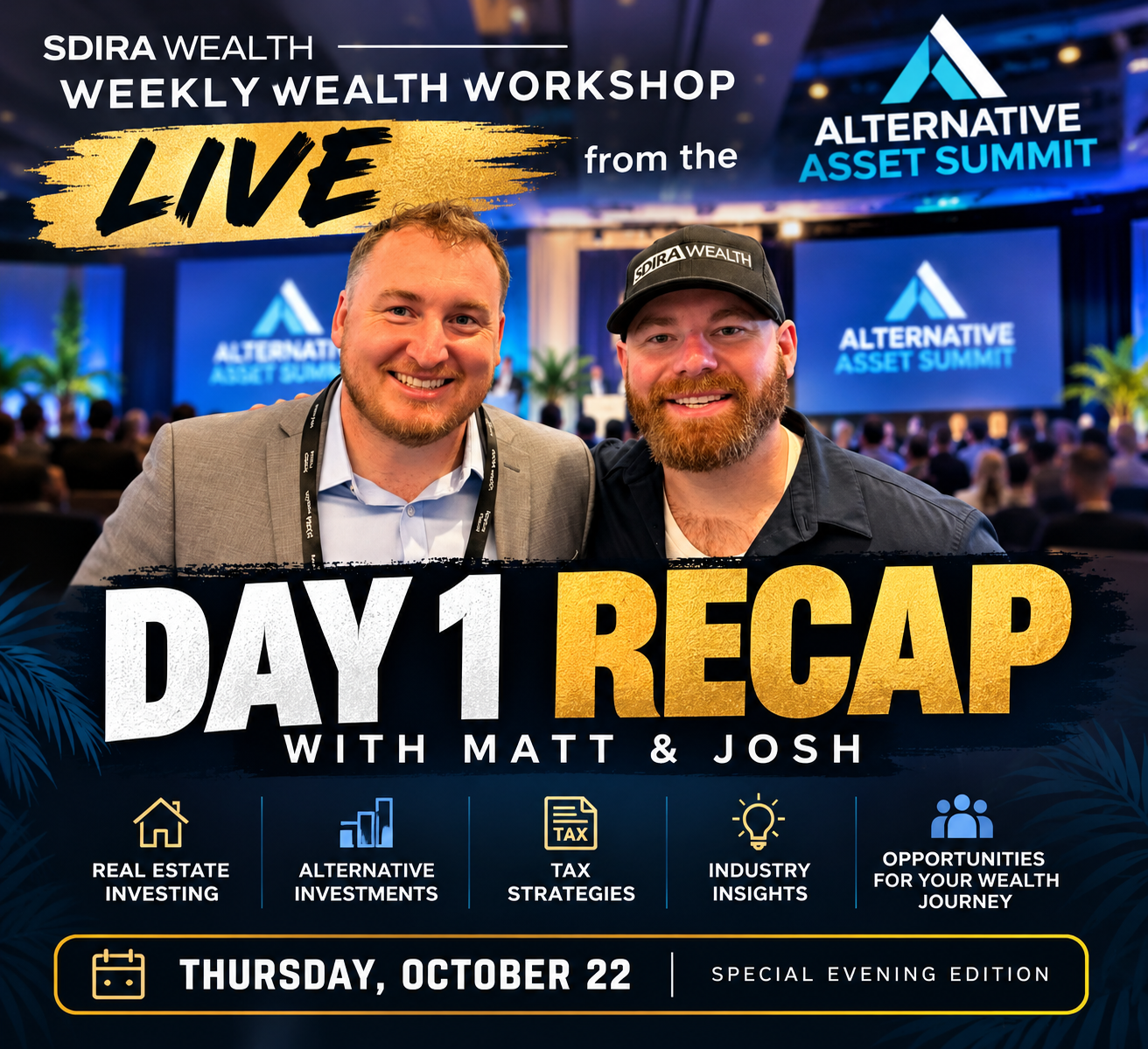 Live recap from alternative asset summit