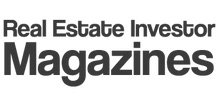 "Real Estate Investor Magazines" logo in black text on a white background.