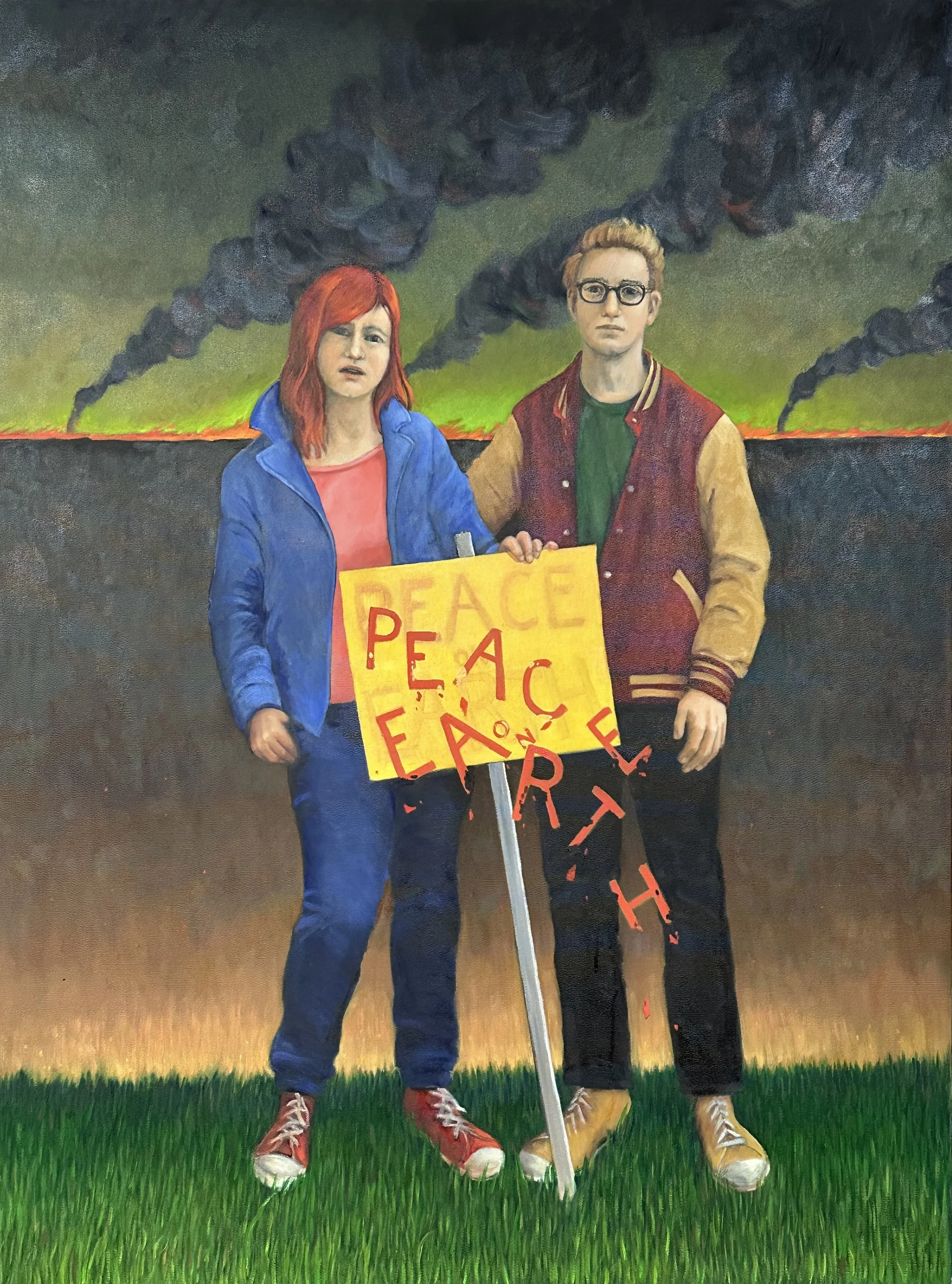 AN UNREQUITED DREAM    
oil on canvas  -  48"x36"  -  2026