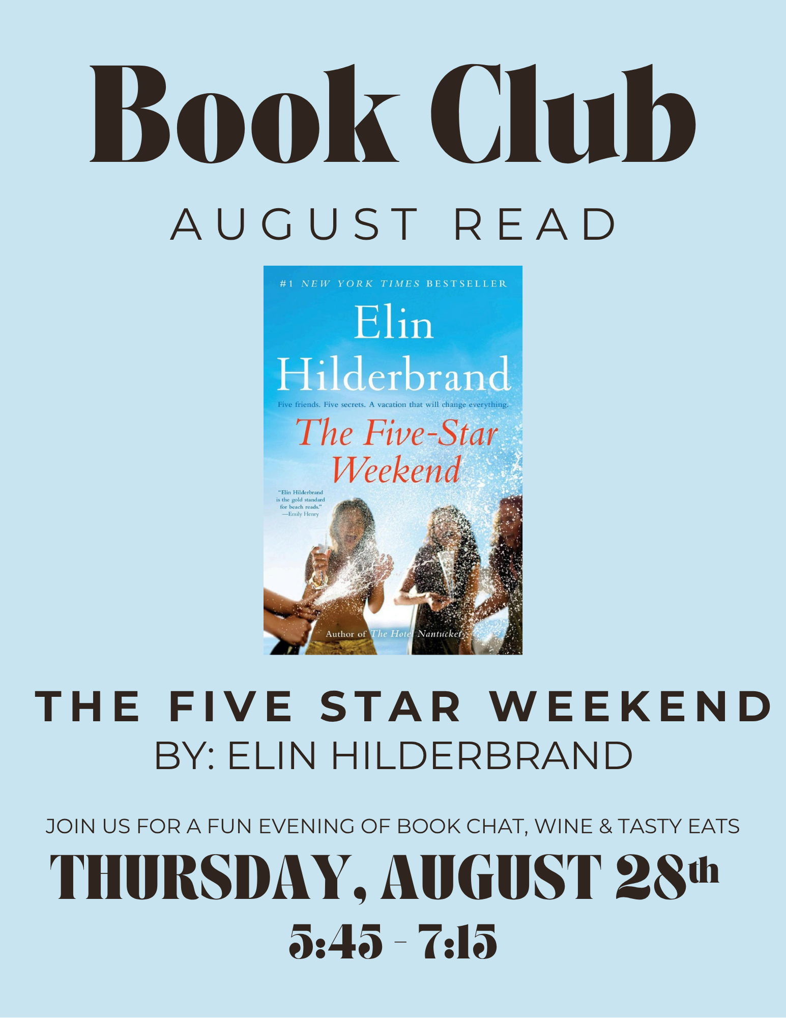 August Book Club Gathering
