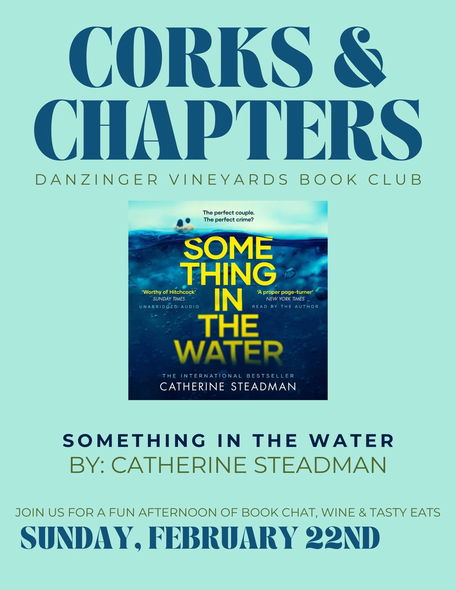 corks & chapters - February gathering 