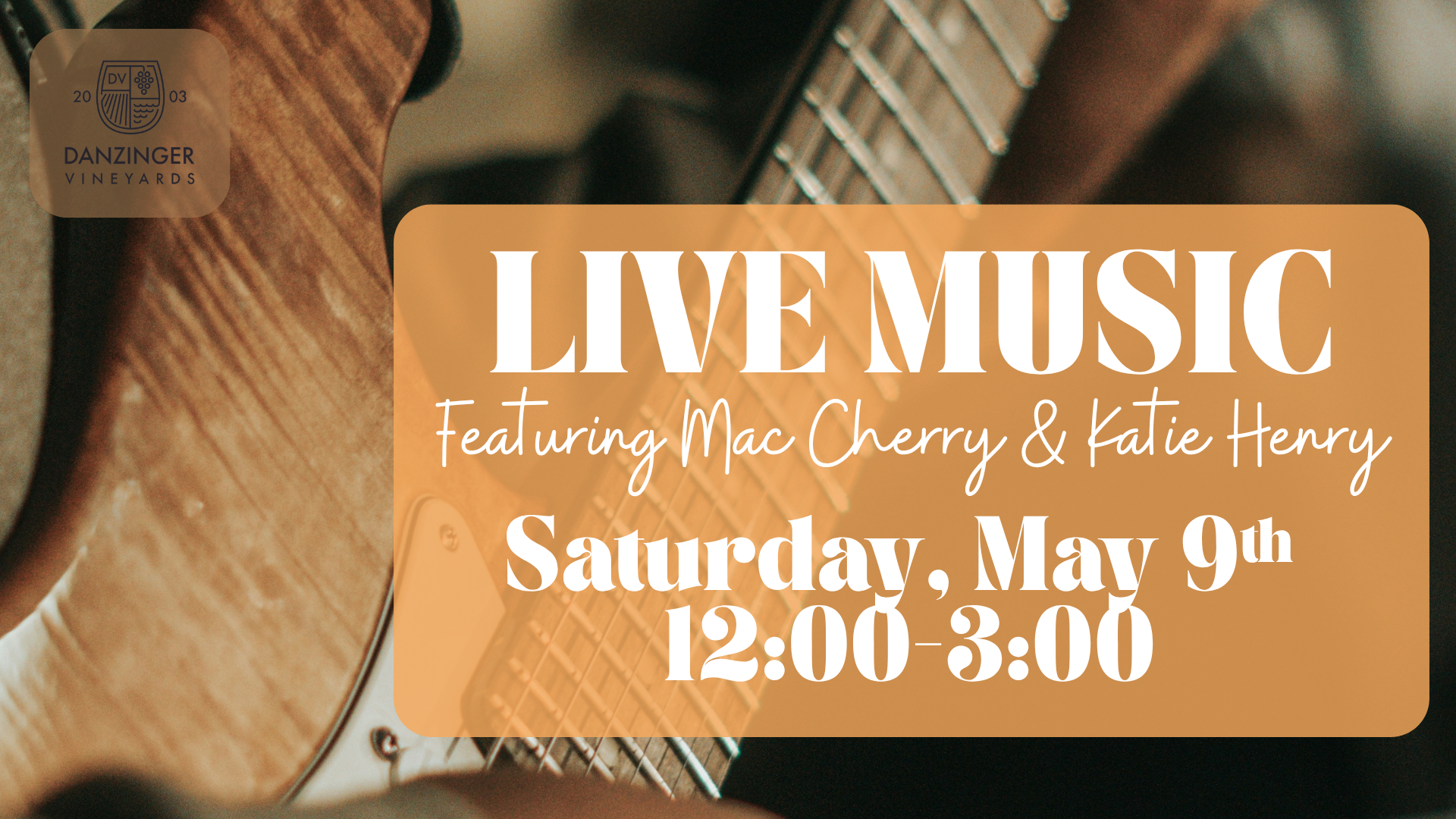 Live Music Featuring Mac Cherry & Katie Henry