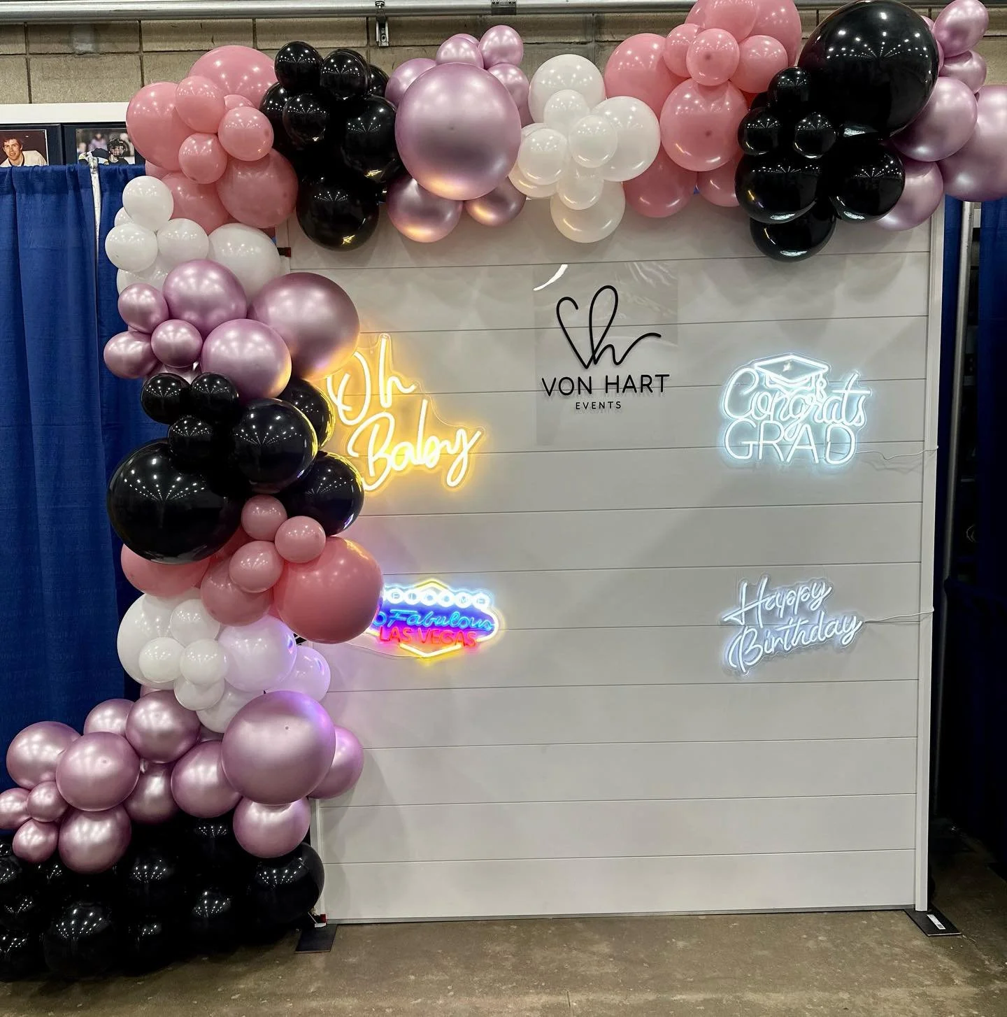 We loved seeing everyone at the home show this past weekend! Thanks for stopping by our booth &amp; getting your dirty soda bar sample! We got to feature some of our neon signs, a custom balloon arch &amp; our NEW shiplap wall backdrop. Thank you @ko
