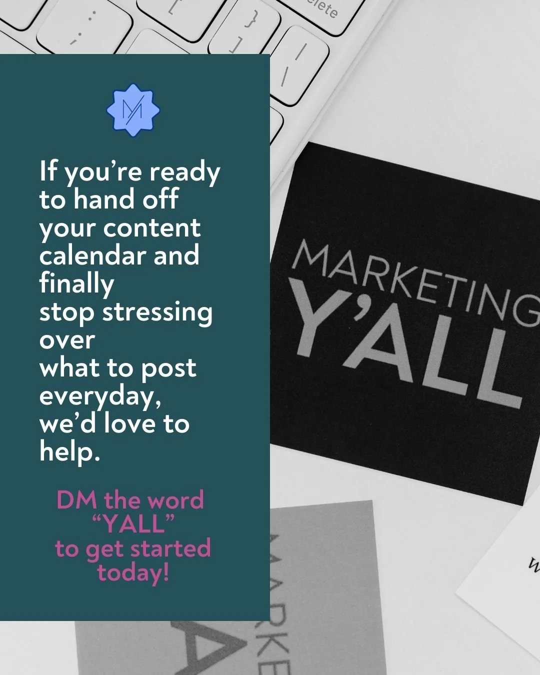 Maybe you're on a team running the businesses marketing efforts, but you don't have any experience doing so and maybe don't love it}. Here are a few benefits of partnering together that maybe your boss needs to see. 😉

1) You get the strategy of a f