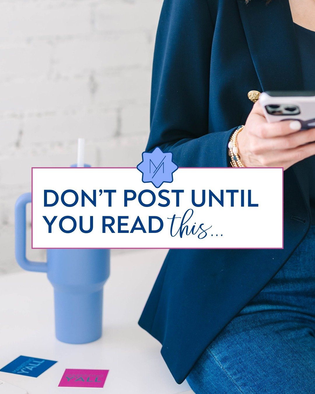 If you&rsquo;re waiting to feel ready, confident, or perfectly clear&hellip; you&rsquo;ll never post.

Post messy. Post helpful. Post like you&rsquo;re talking to one person&mdash;not an algorithm.

Or better yet...hire us to do it for you so you can