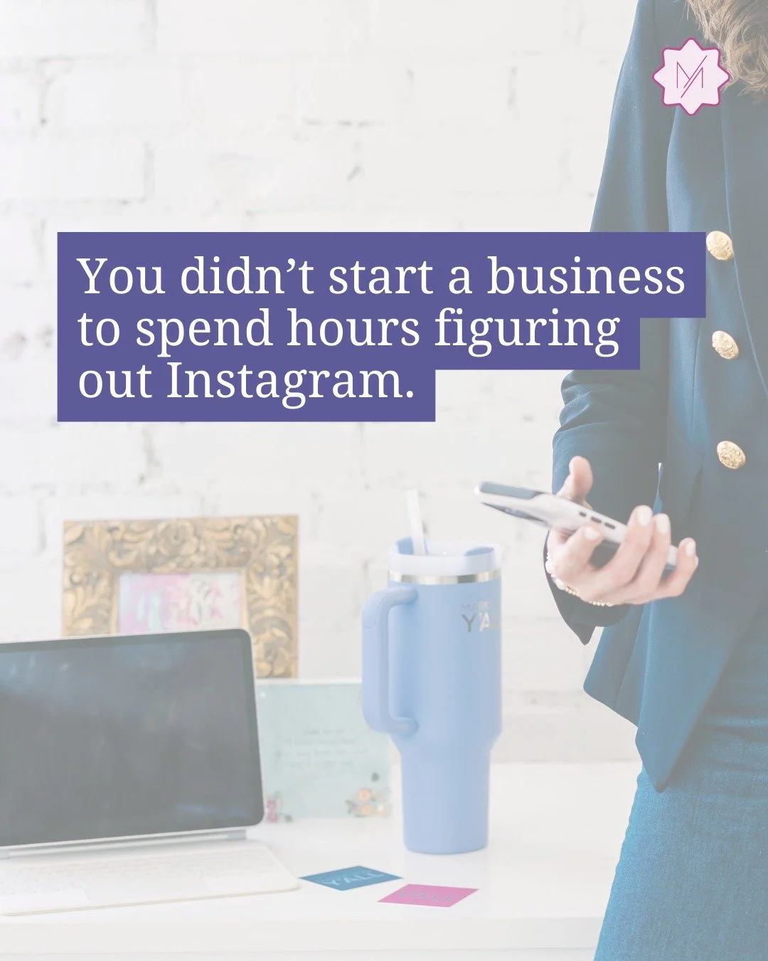 Having a hard time with Instagram? It doesn't have to be that hard, when you hire someone to help you. Just like someone helps you with your business taxes, or helps you buy a home, or colors your hair for you...someone can help take handling your so