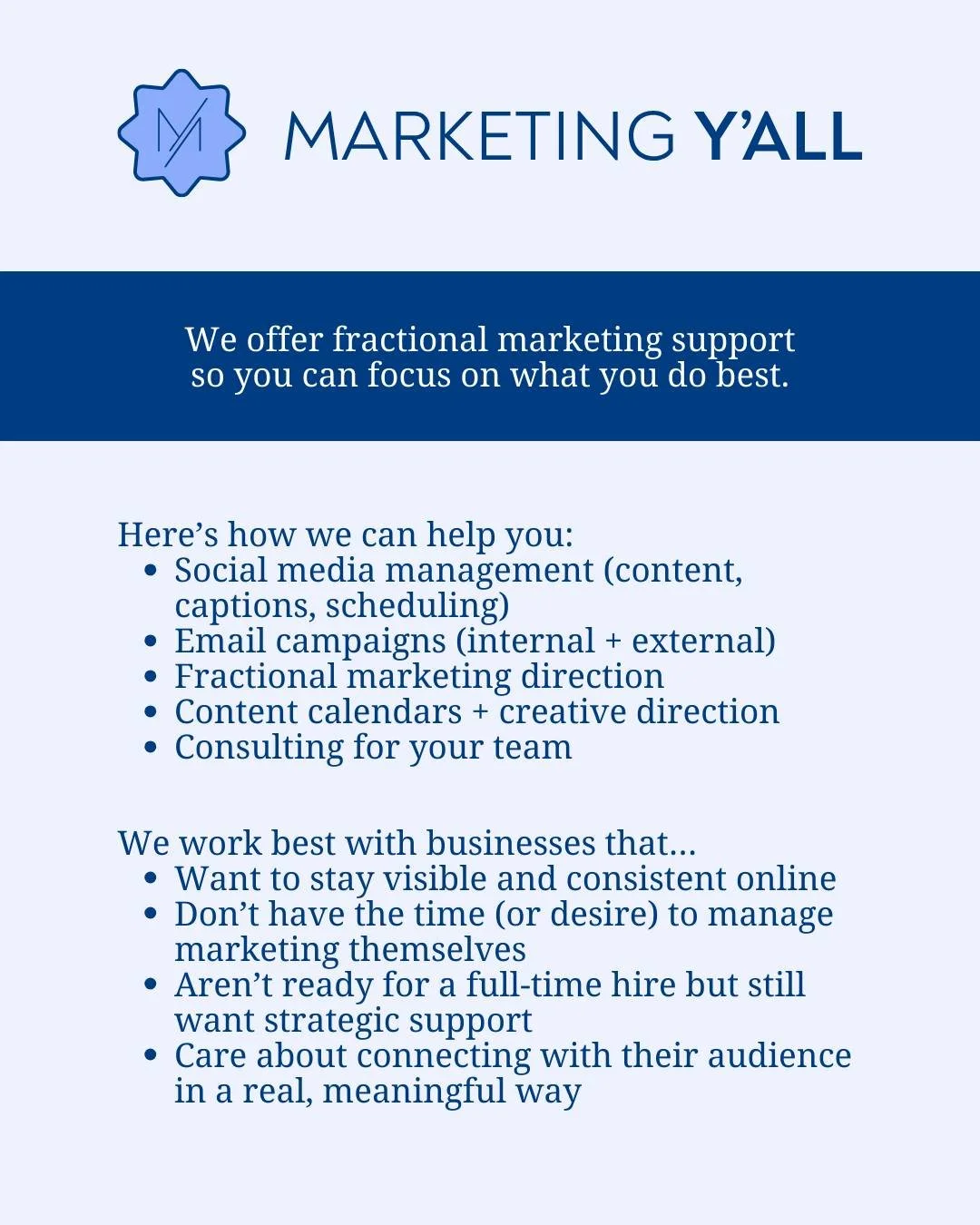 Screenshot and save if you're looking for someone to fill the gap in your company. Or better yet, DM YALL and we can book time to