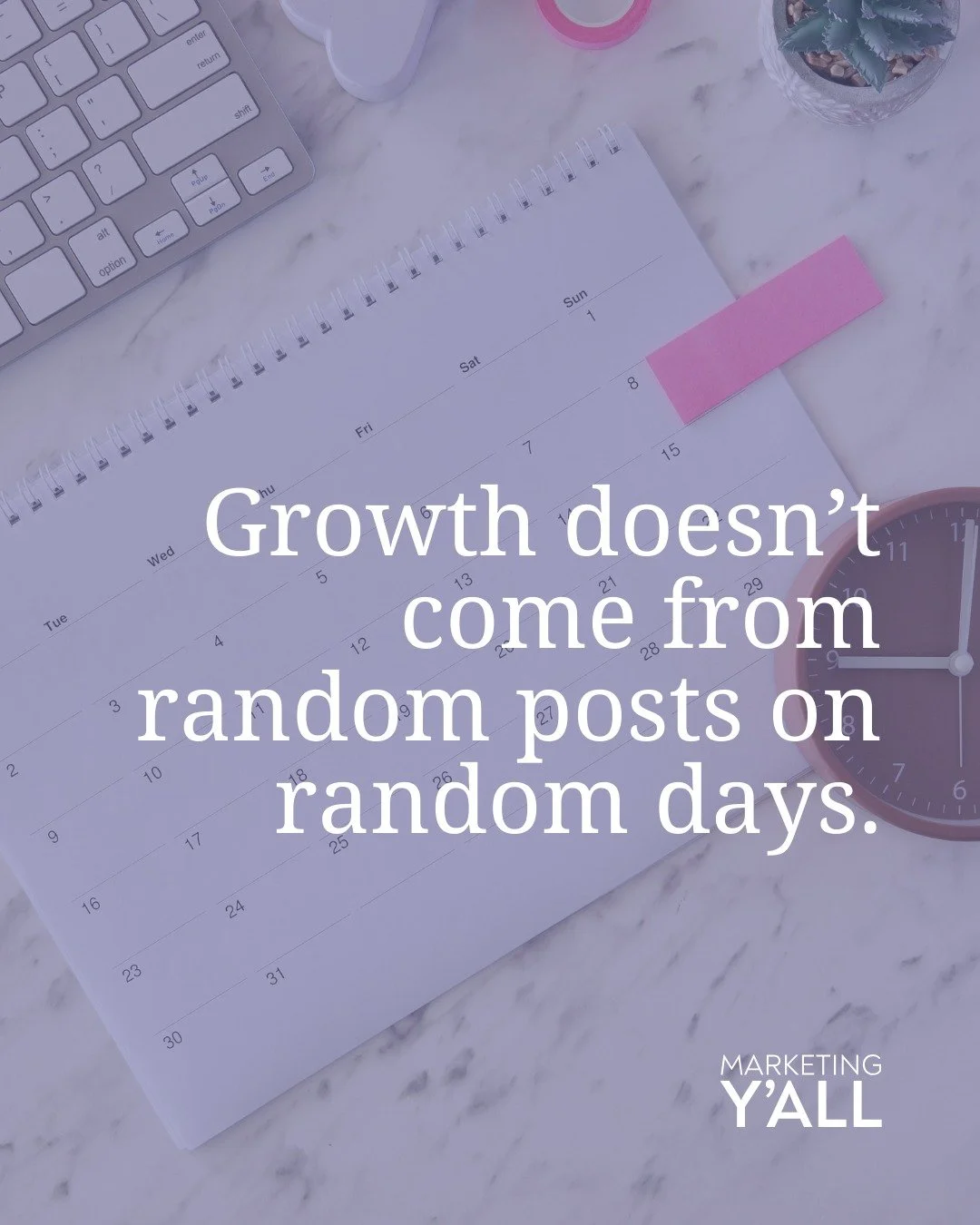 Posting at the right time isn&rsquo;t luck&mdash;it&rsquo;s strategy.

At Marketing Y&rsquo;all, we don&rsquo;t guess when your audience is online. We look at the data, track behavior, and test what works&mdash;so your content shows up when your cust
