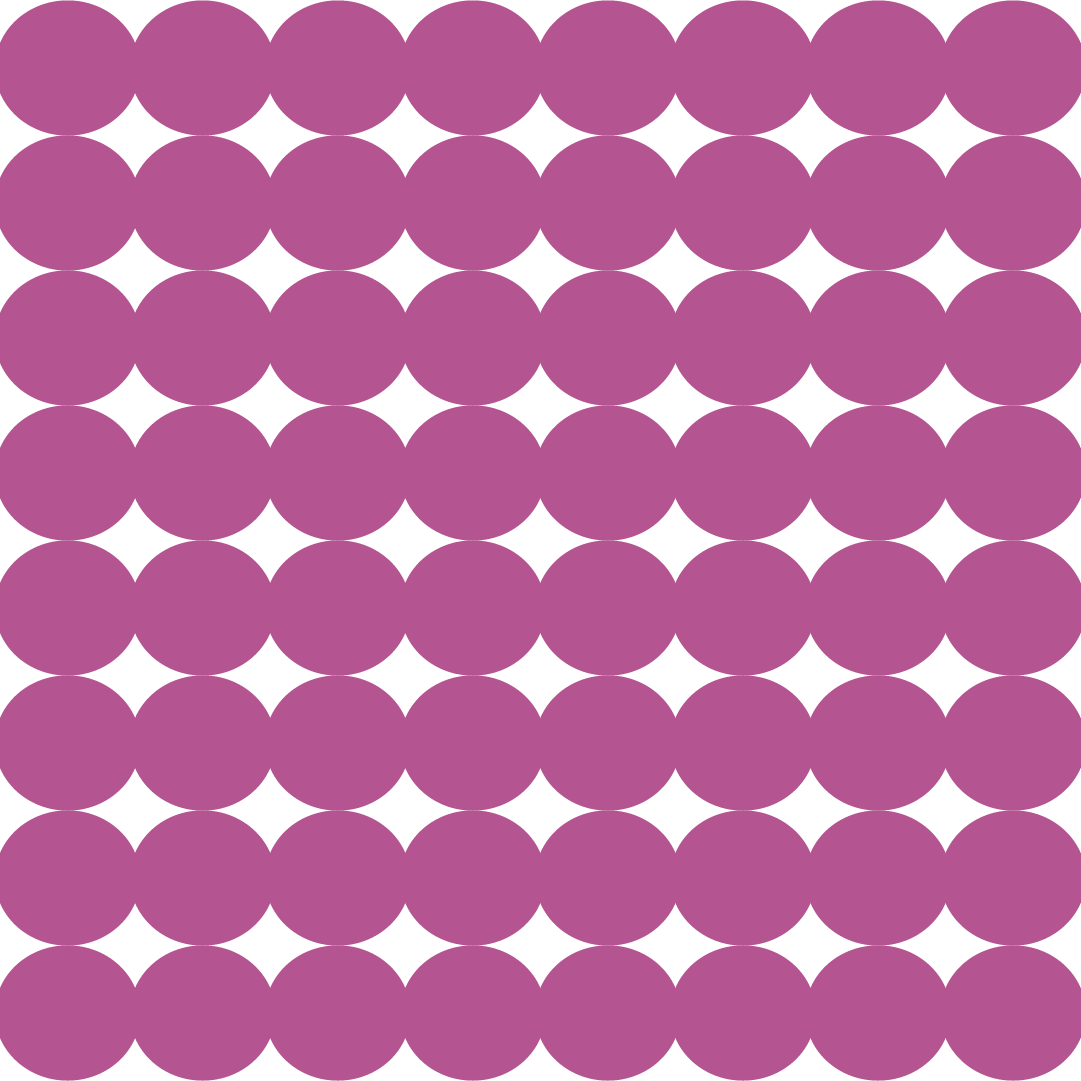 Pattern of purple circles with black starbursts in the background.