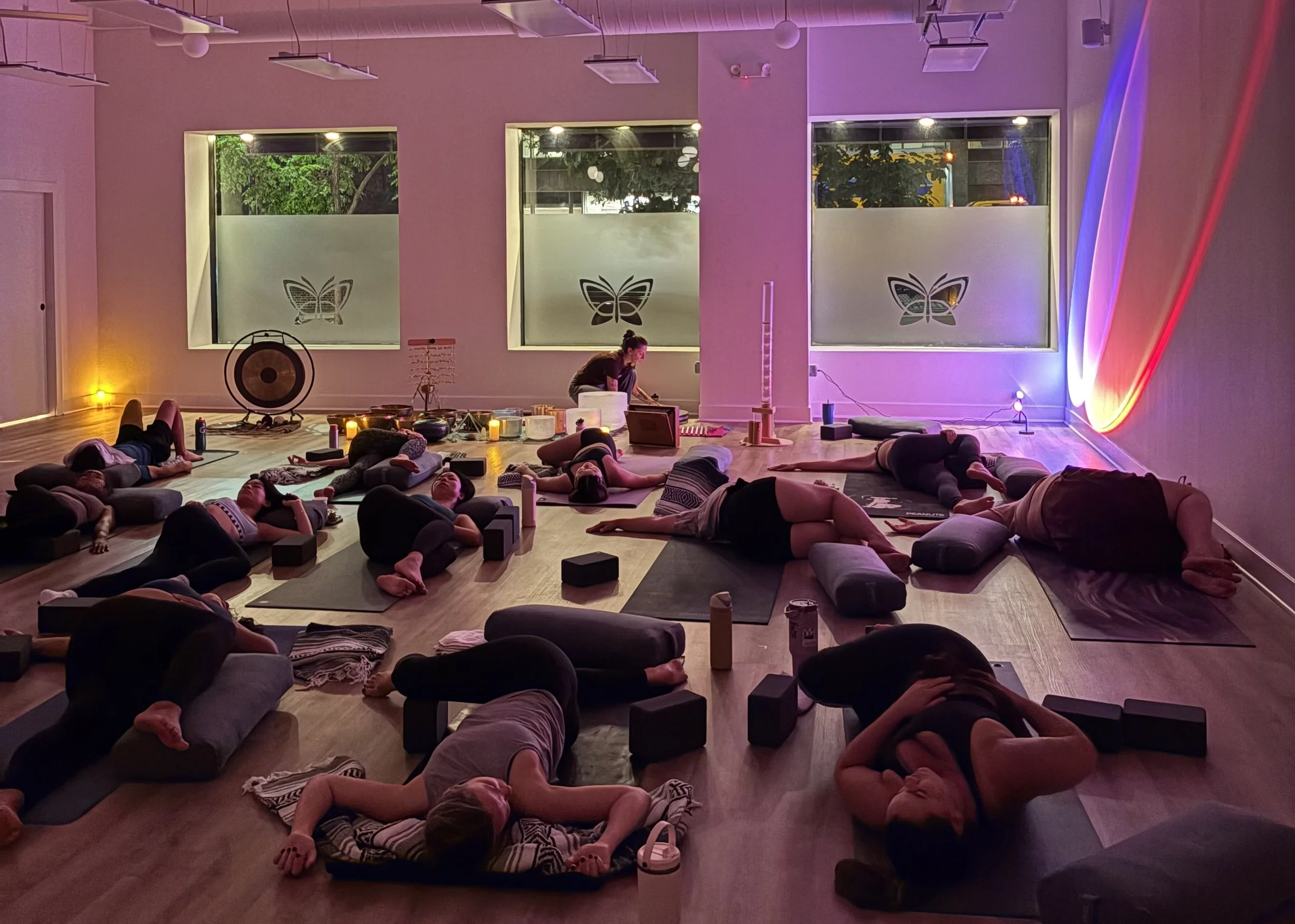 Yin Yoga + Sound Bath at Monarch Yoga UCity