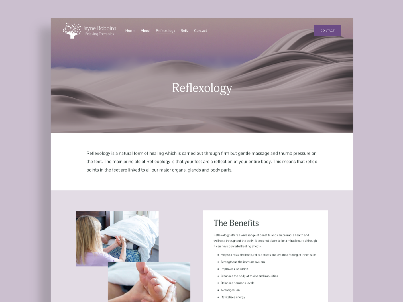 Jayne Robbins - Reflexology Practitioner