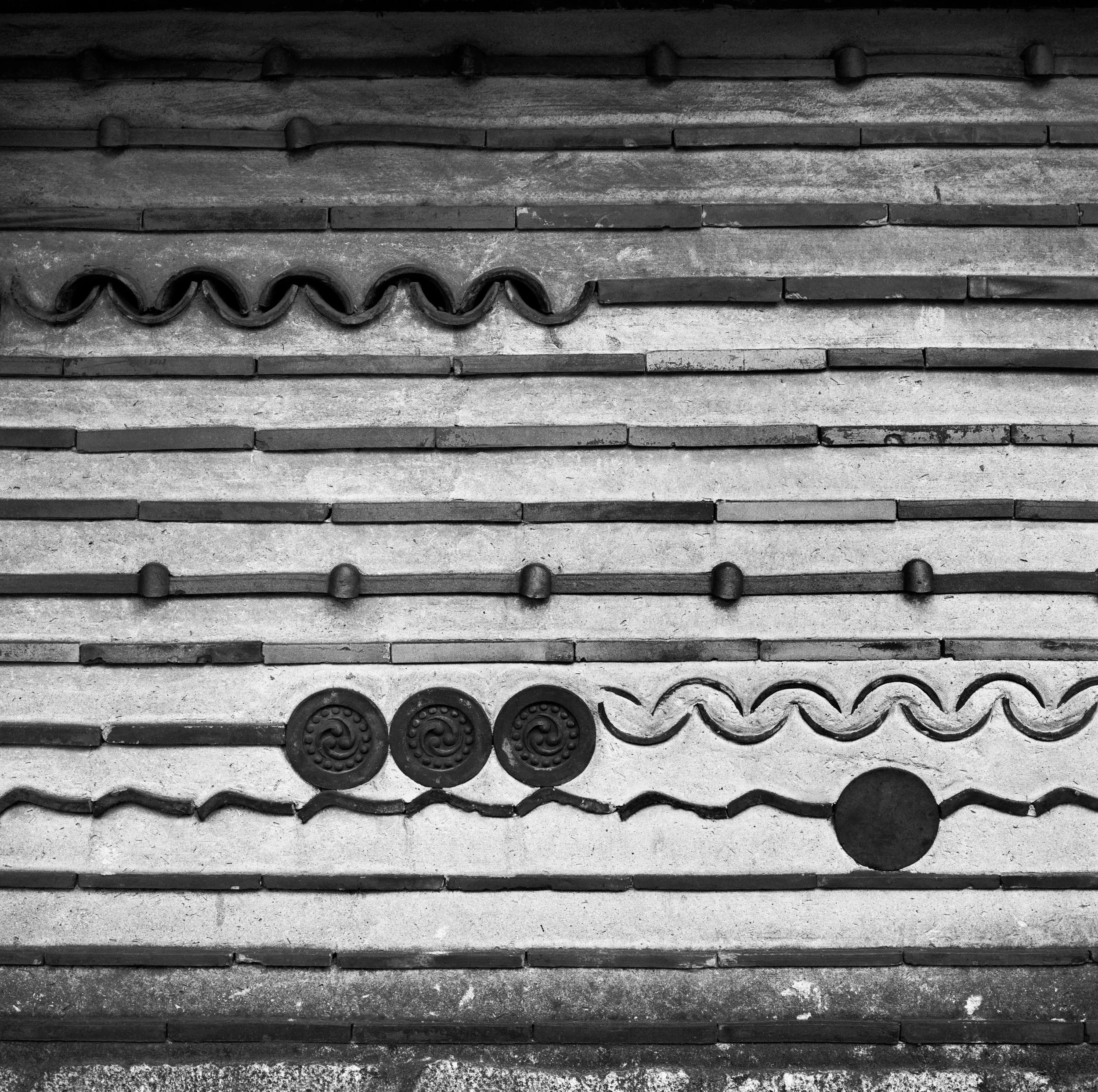 exterior wall of Daitoku-ji Temple, Kyoto, JAPAN