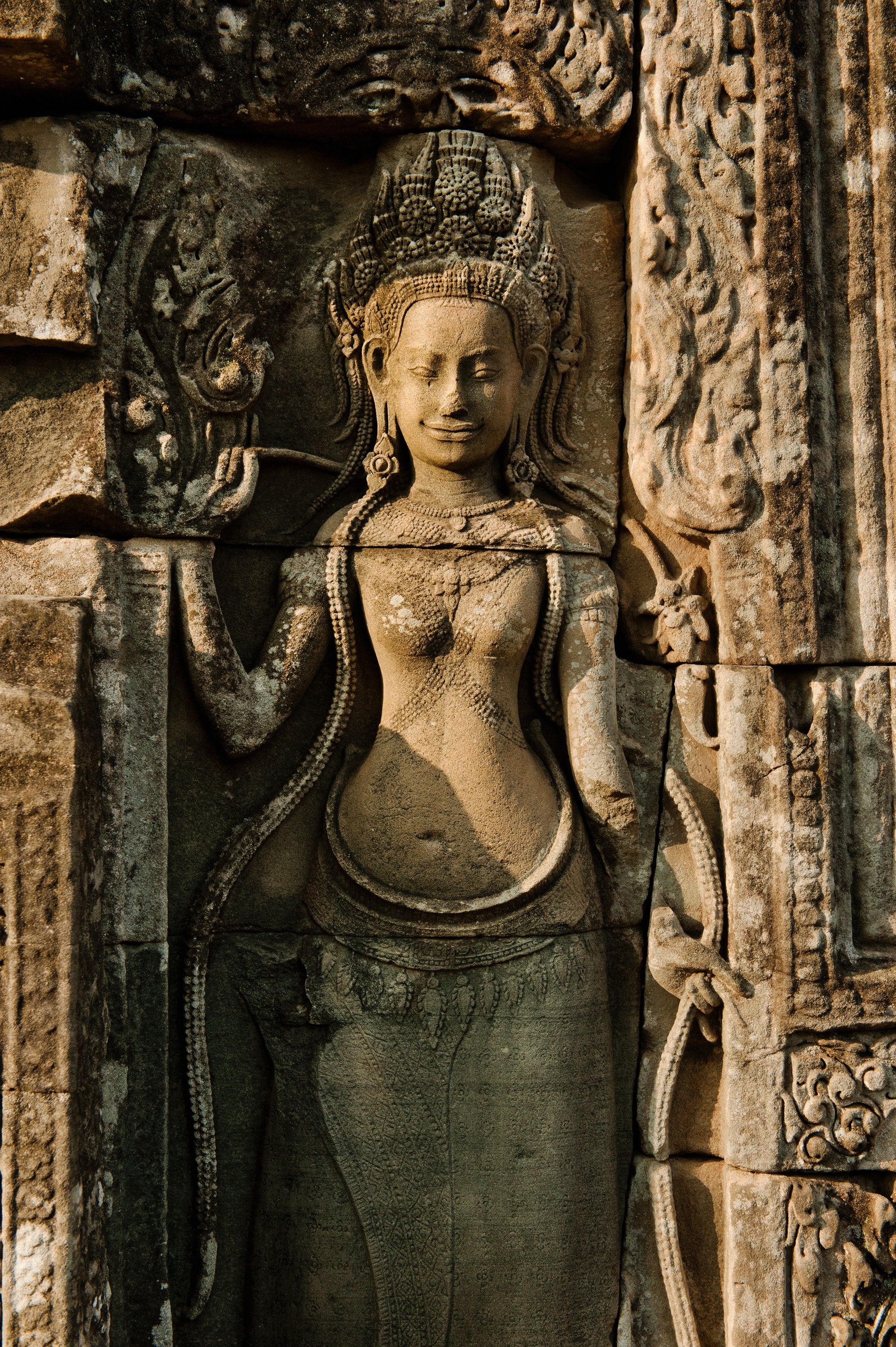 Bayon Temple, 12th century, within ancient city of Angkor Thom, Angkor UNESCO World Heritage Site, CAMBODIA