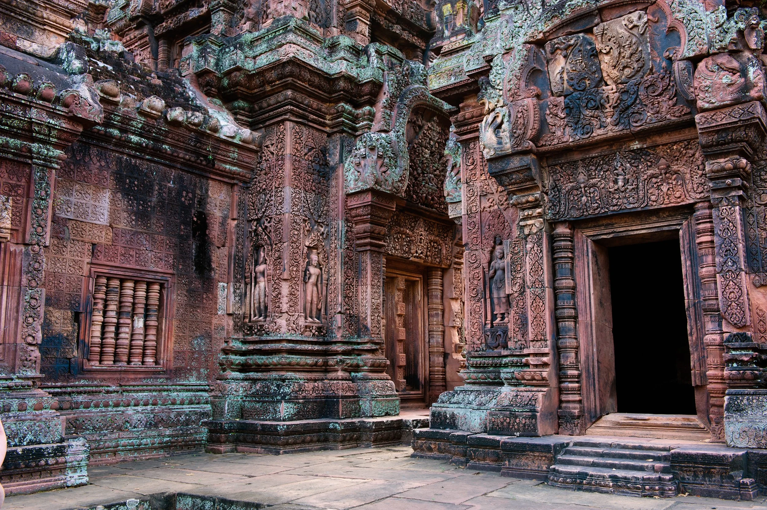 Banteay Srei temple, possibly 12th century, Angkor  UNESCO World Heritage Site, CAMBODIA
