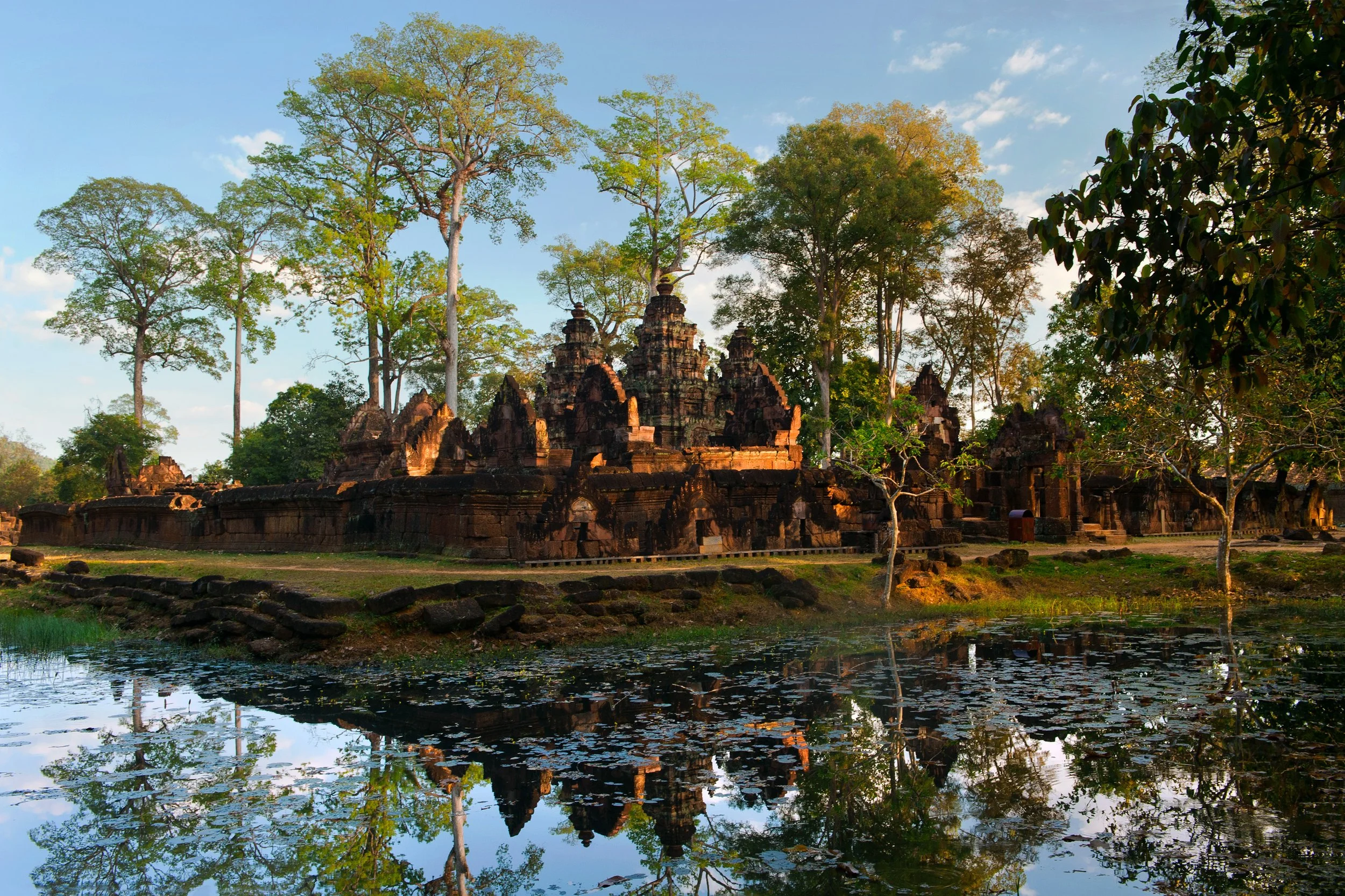 Banteay Srei temple, possibly 12th century, Angkor  UNESCO World Heritage Site, CAMBODIA