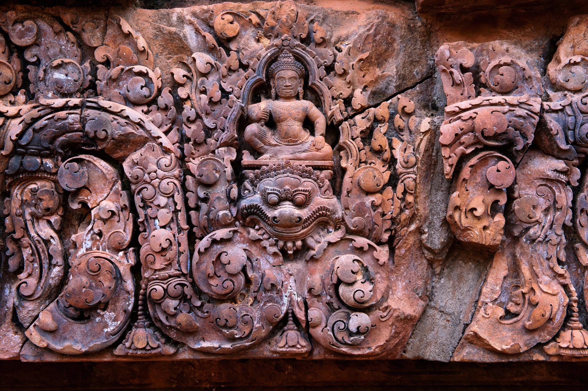 Banteay Srei temple, possibly 12th century, Angkor  UNESCO World Heritage Site, CAMBODIA