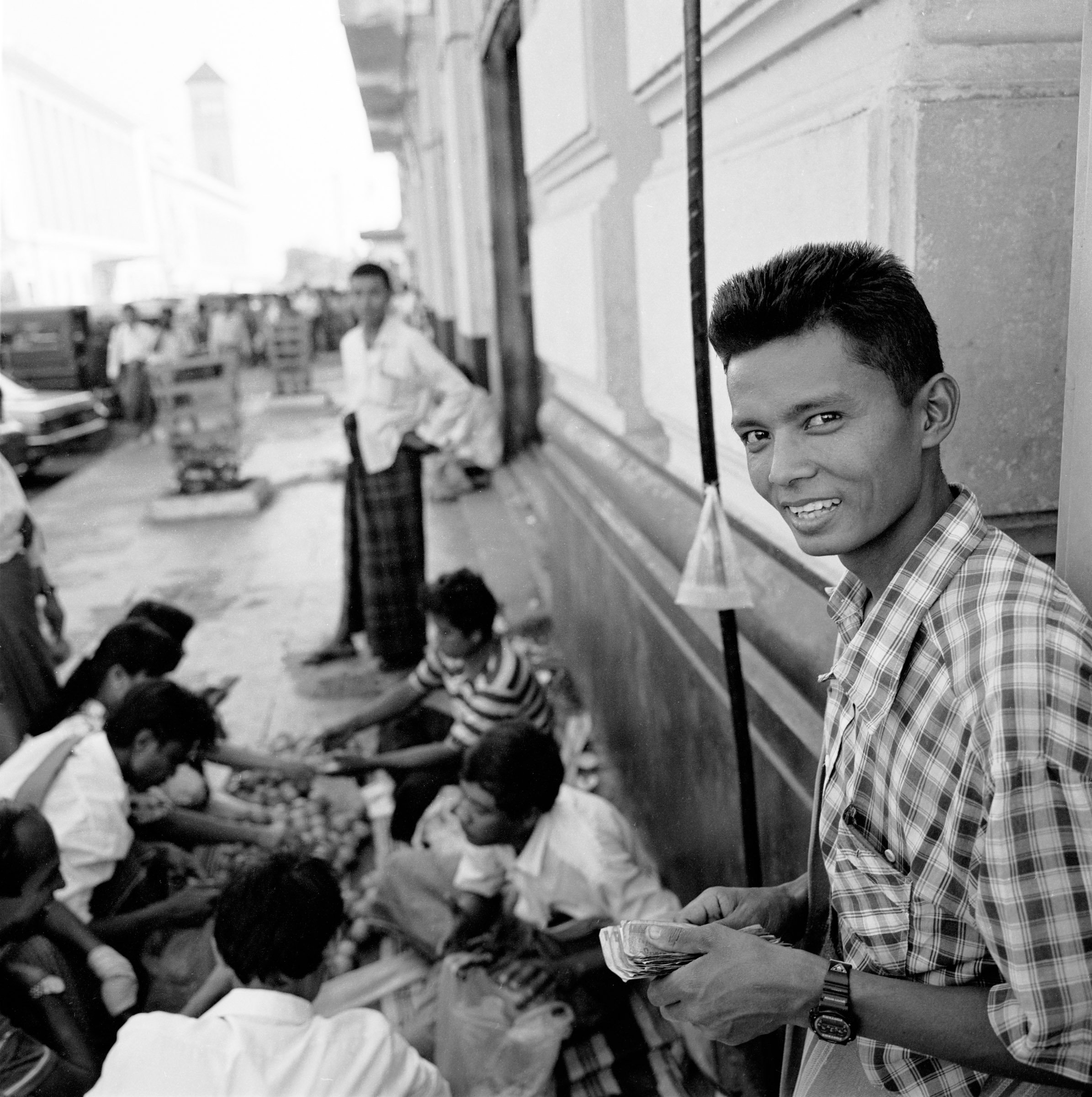 Food seller, Yangon, Rangoon