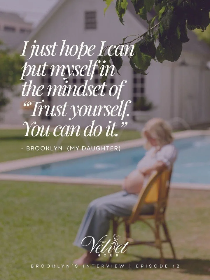 Whatever you're walking into right now, maybe this one's for you.
Brooklyn said this about becoming a mom for the first time. But I've been thinking about it ever since we recorded. It's just good advice for all of it, isn't it.
Episode 12 is out now