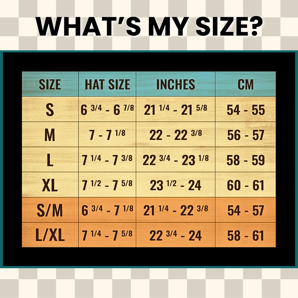 Fit Guide Cowboy Hat Measurement Chart Cowboy Up – Chocolate - Main Image
