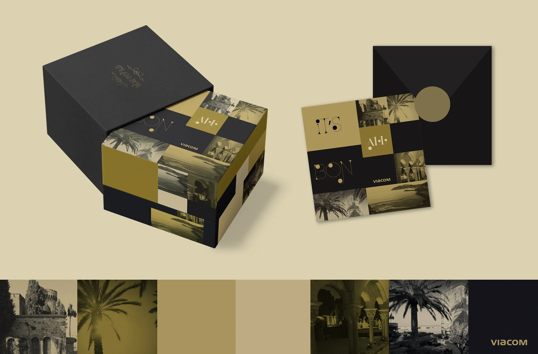 Cannes Invite and packaging