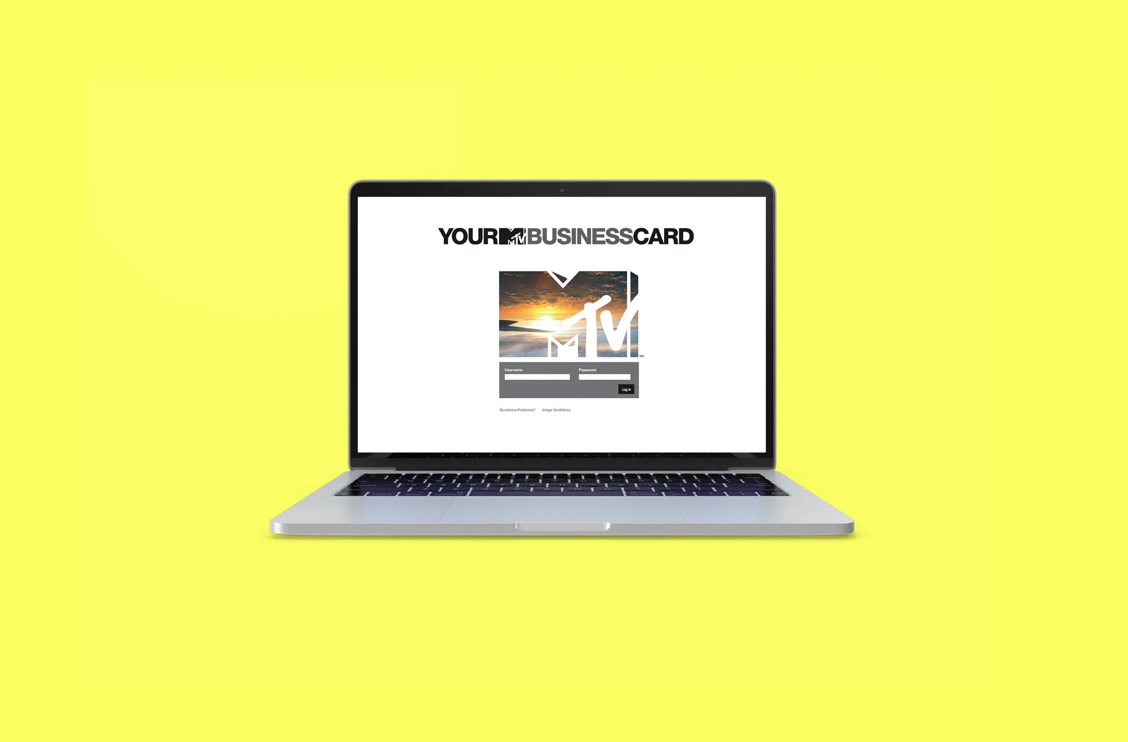 MTV Business Card Web