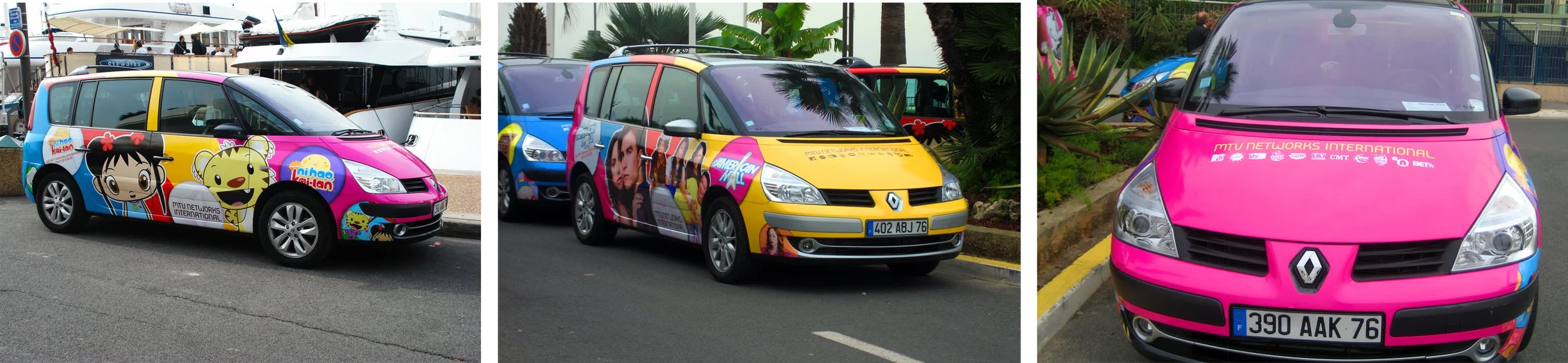 MTVN MIPCOM car wraps