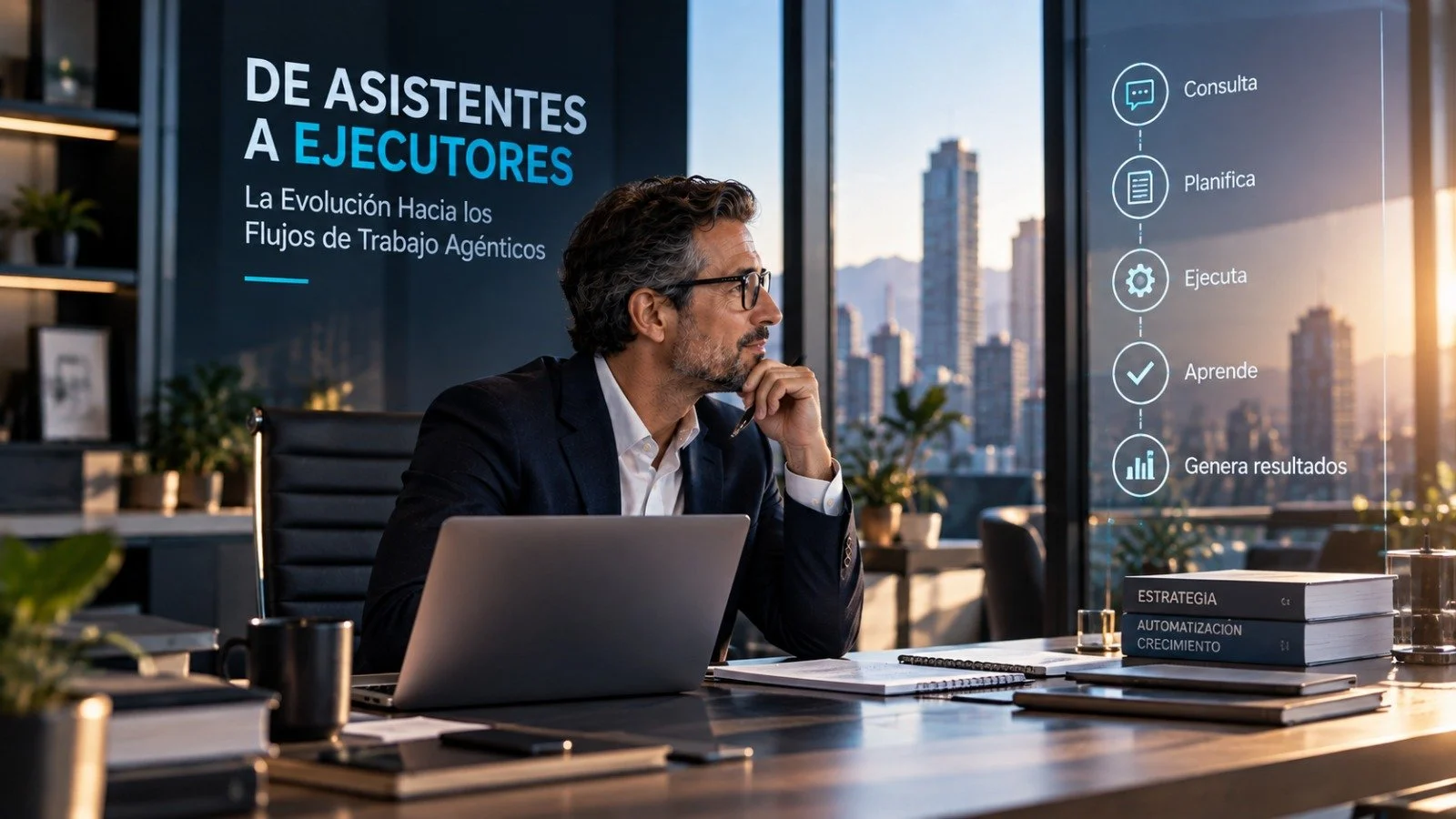 De Asistentes a Ejecutores: La Evolución Hacia los Flujos de Trabajo Agénticos