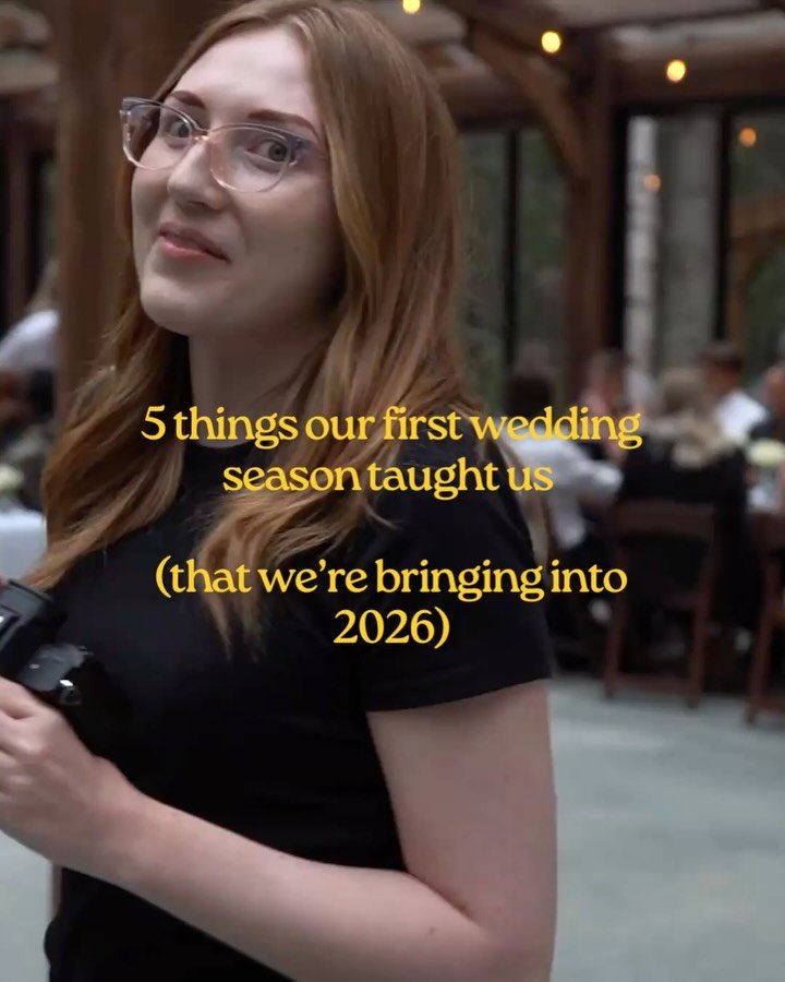 Our first wedding season taught us a lot&mdash;but one thing stood out above everything else:

Your day will fly by. 
But your film is what lets you feel it all over again.

That&rsquo;s what we&rsquo;re here to capture 🤍

If you&rsquo;re getting ma