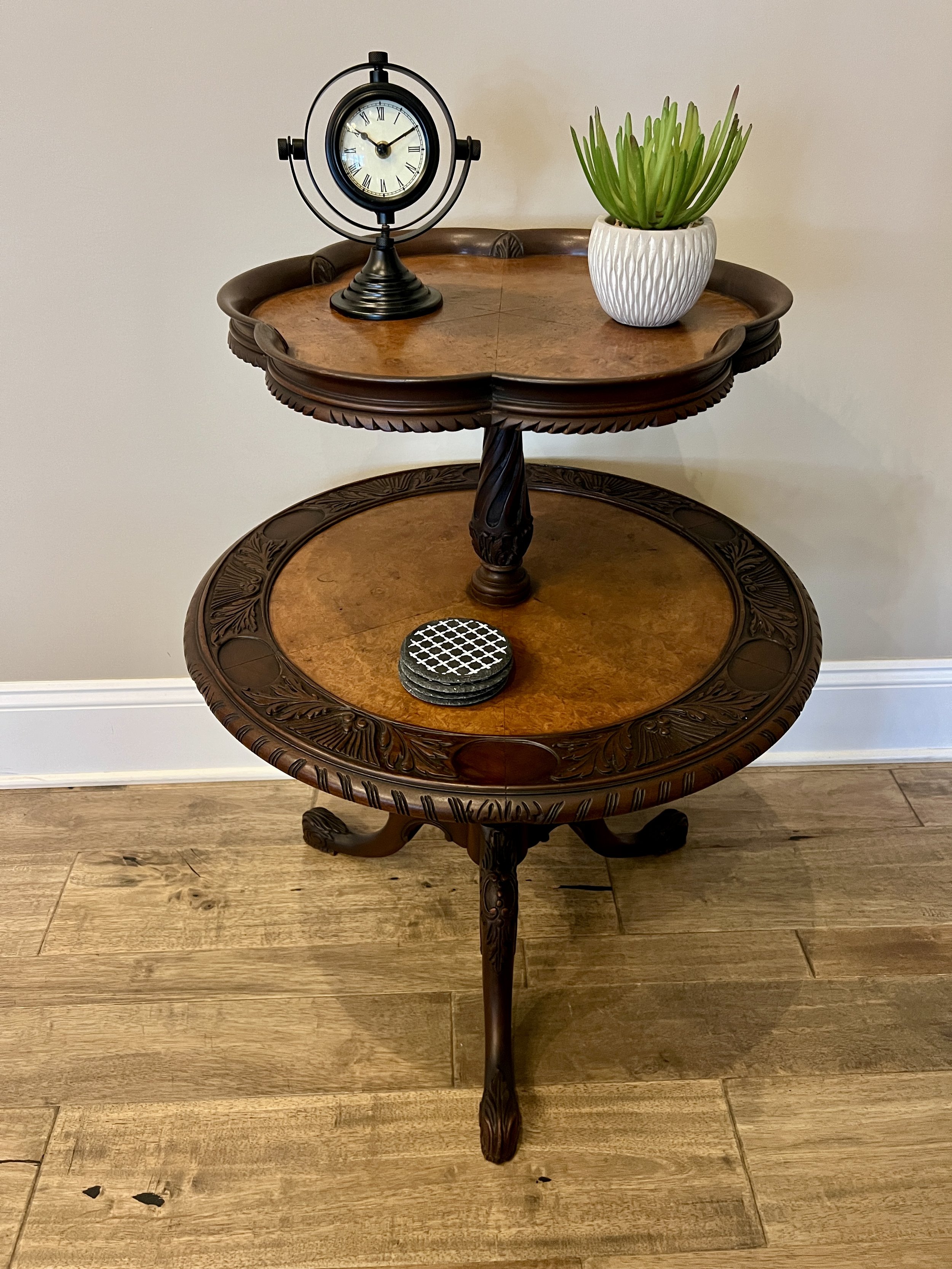 Two-Tier Antique Table