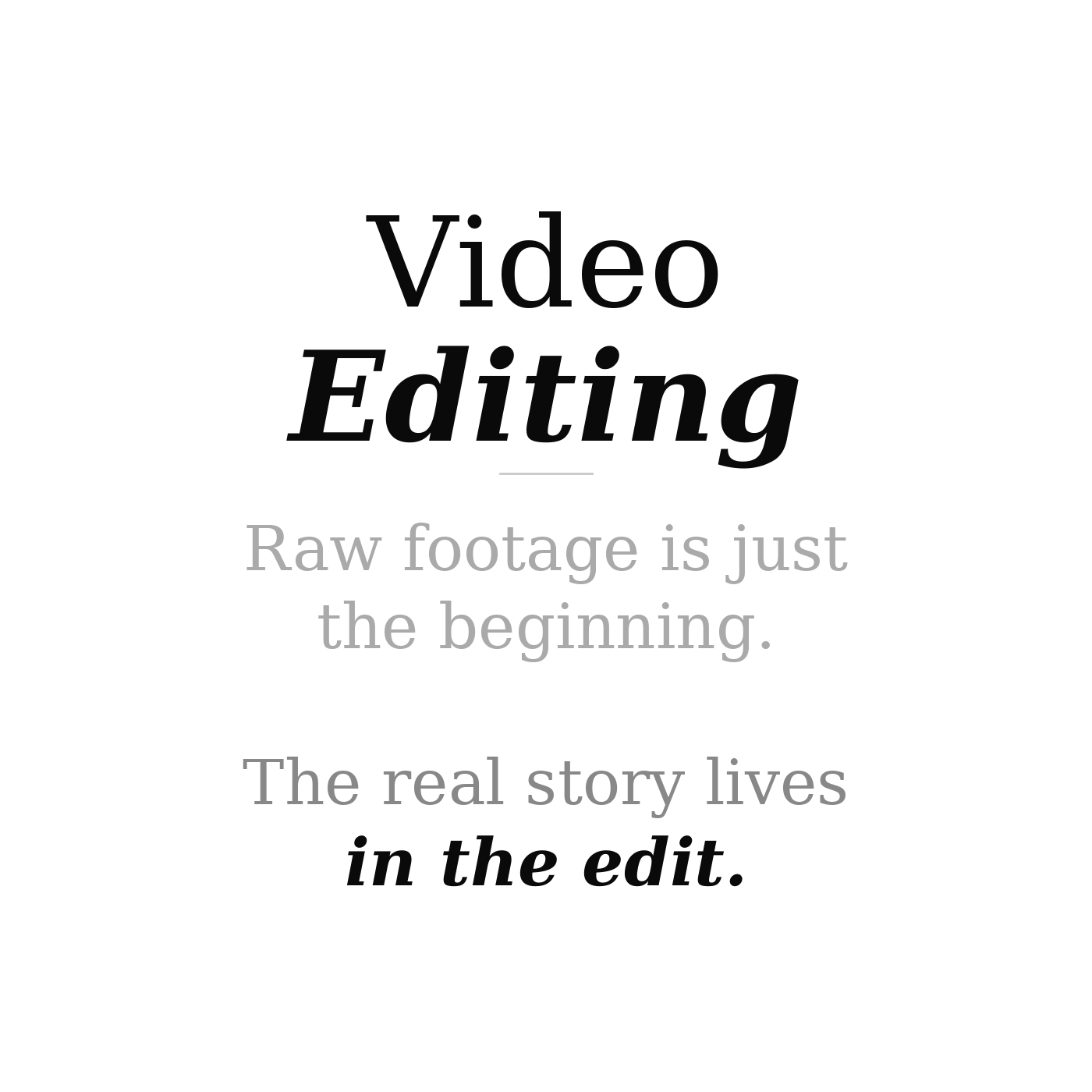 Video Editing