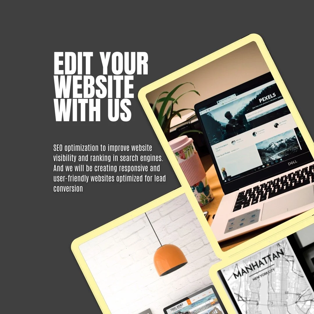 💻 Edit Your Website with Us 💻
Your website isn&rsquo;t just a digital brochure &mdash; it&rsquo;s your 24/7 salesperson.
At AIX Designs, we:
✅ Optimize your site with SEO so you rank higher and get found faster.
✅ Design responsive, user-friendly l
