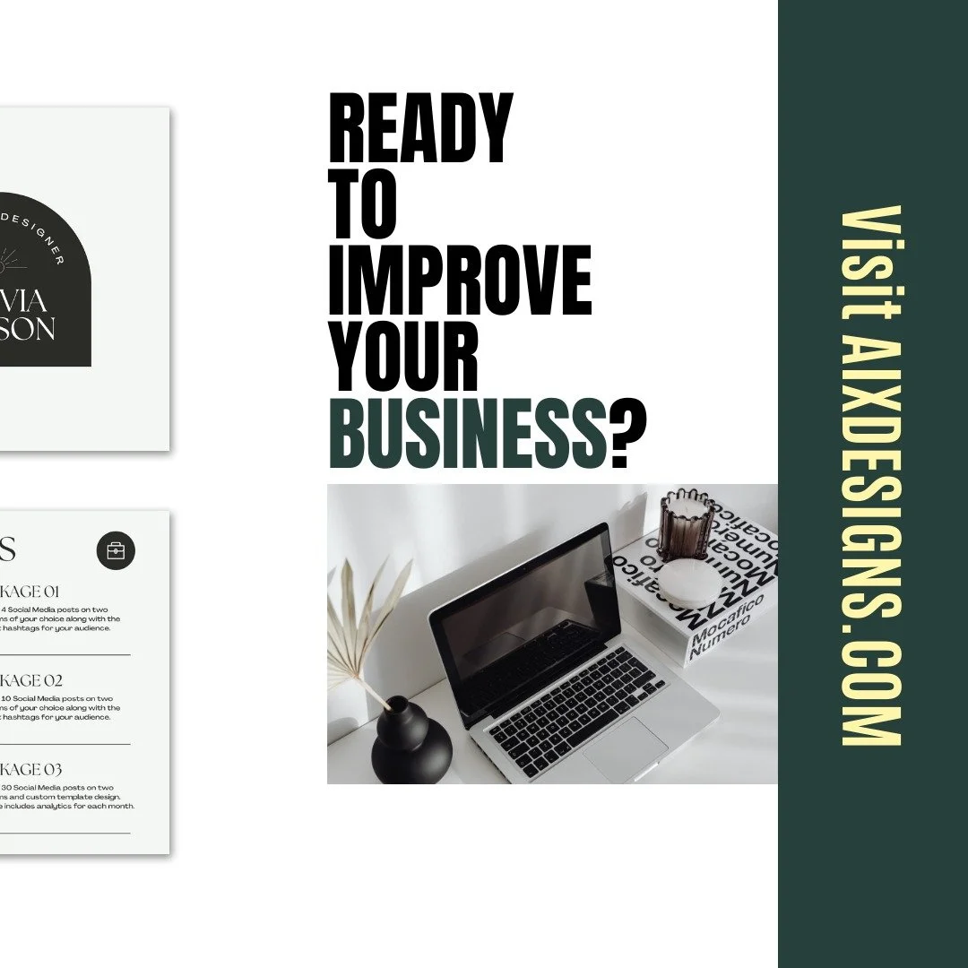We don&rsquo;t just &ldquo;improve&rdquo; your business. We give it a glow-up your ex will stalk. 
#AIXDesigns #BossMovesOnly #MarketingWithAttitude #DesignThatSlaps #NotYourBasicAgency #BoldBranding #GlowUpYourBiz #MarketingButMakeItCute #SmallBizSa