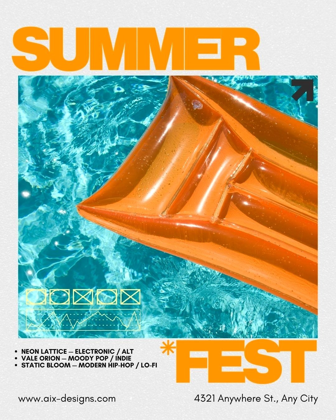 Concept event poster designed to explore layout and visual identity.
Available to create real event posters and promotional materials.

#AIXDesigns #EventDesign #GraphicDesigner #BrandVisuals #MarketingDesign #CreativeStudio #PosterArt