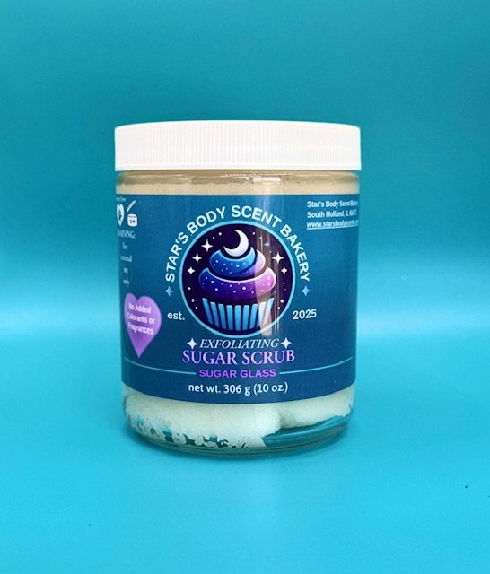 Sugar Glass Exfoliating Sugar Scrub for sensitive skin