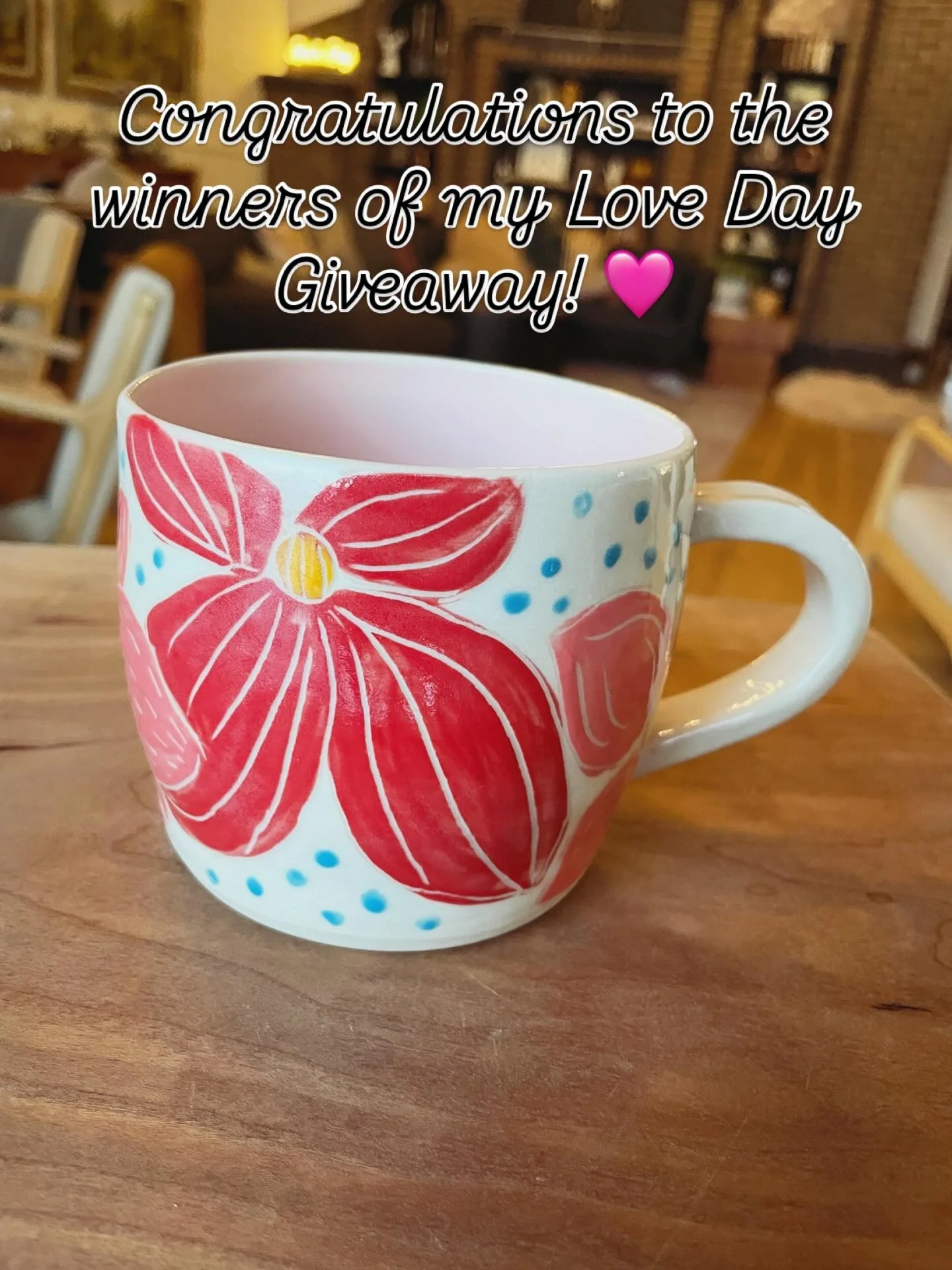 Congratulations to my Love Day Giveaway winners! 30 of you lovely humans participated on Instagram and Facebook. I so appreciate you guys and I wish I had 30 pieces to give away.  The winners are: @shaylahuynhh @straker_cm @bbyshak @tanyakaravan . Pl