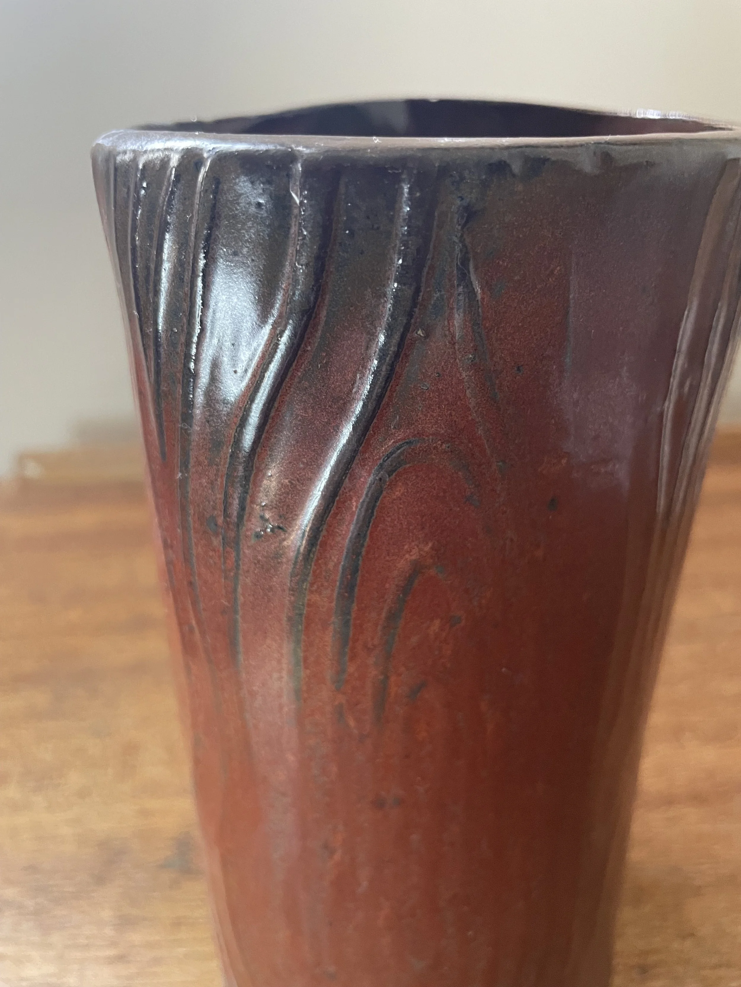 Red Ashen Vase