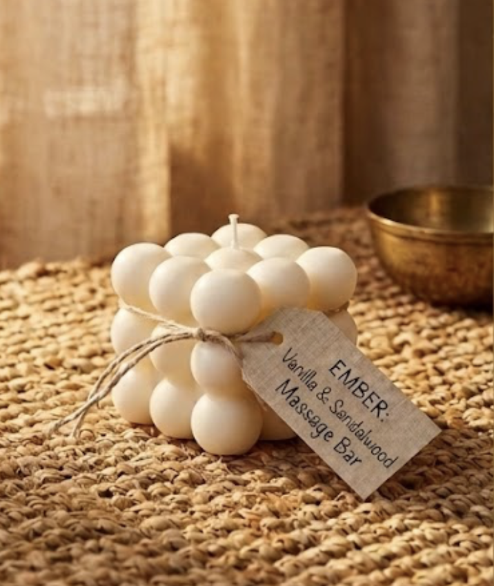 Ember Massage Bar-Vanilla and Sandalwood
