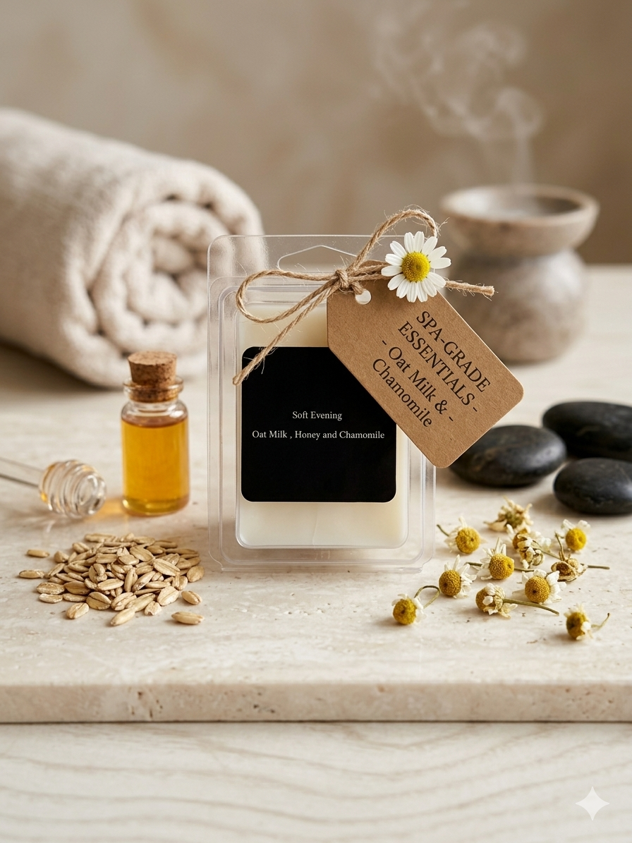 Soft Evening Wax melts-Oatmilk, Honey and Chamomile