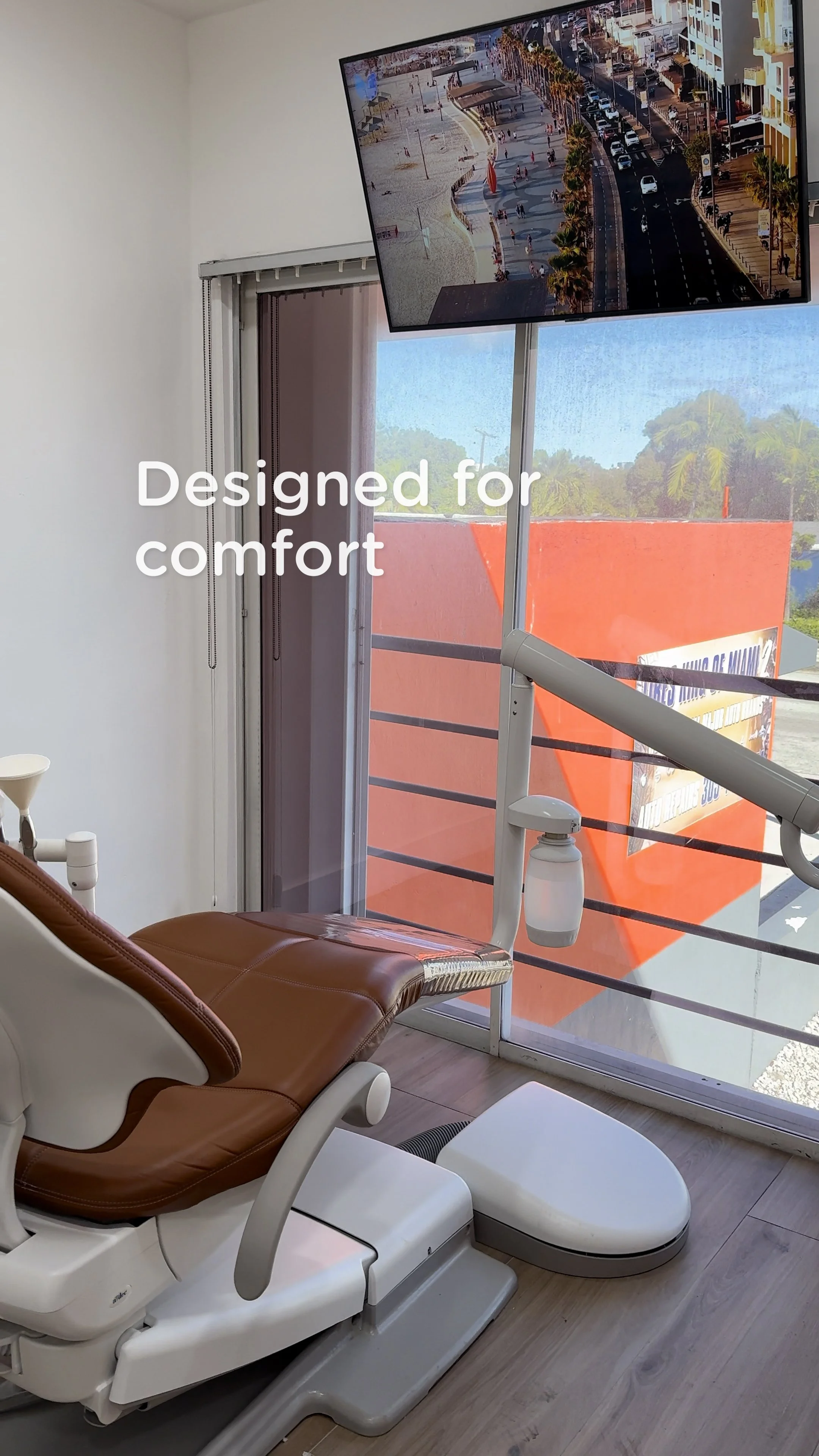 Modern dental office at Nuvo Dental Arts in Miami designed for comfort and a calm patient experience