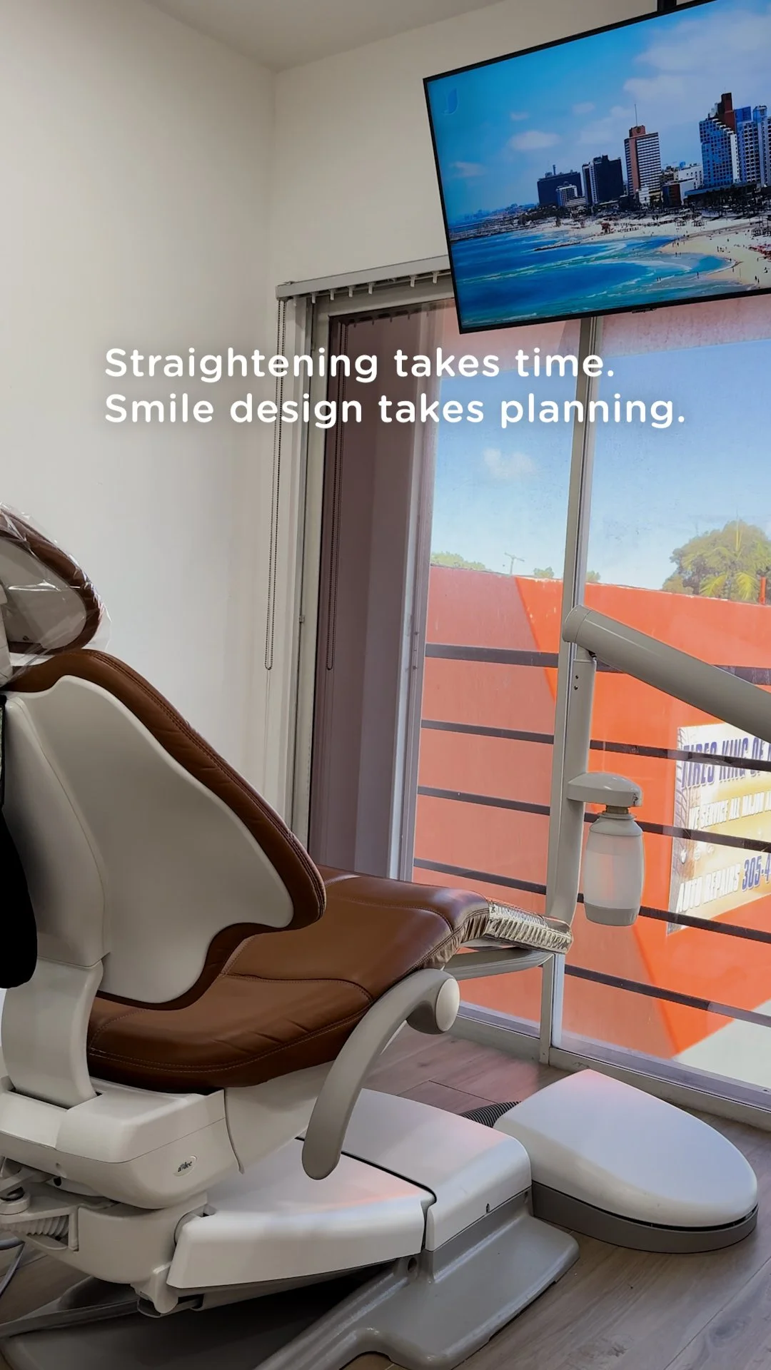 Modern dental office interior at Nuvo Dental Arts in Coral Gables Miami promoting summer smile treatments