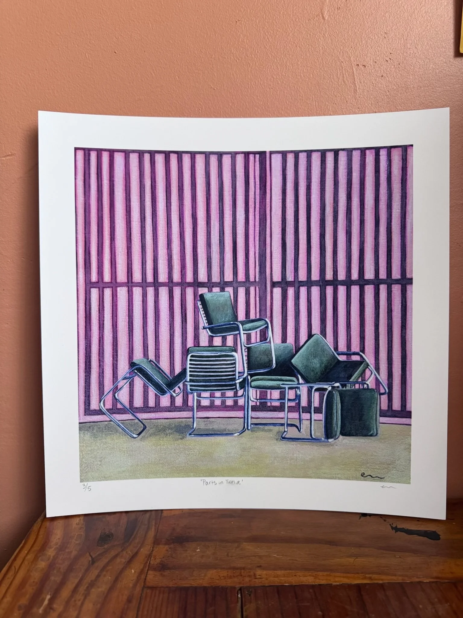 Emily Bhaaratiya "Parts in Twelve" Print