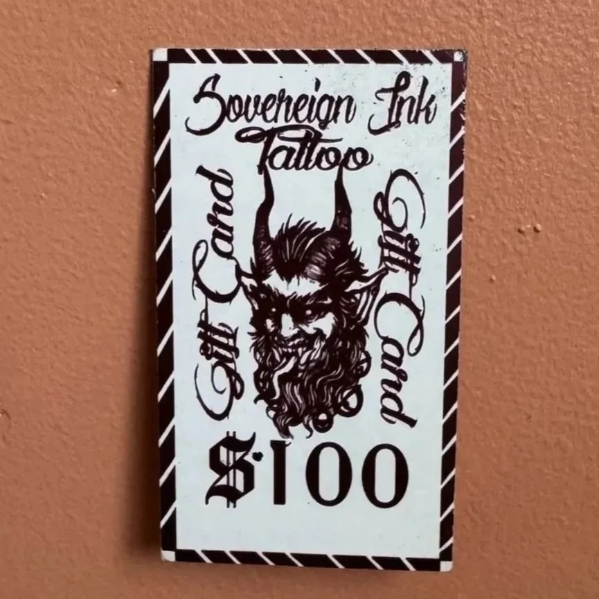 Ryan Perez $100 Tattoo Gift Card