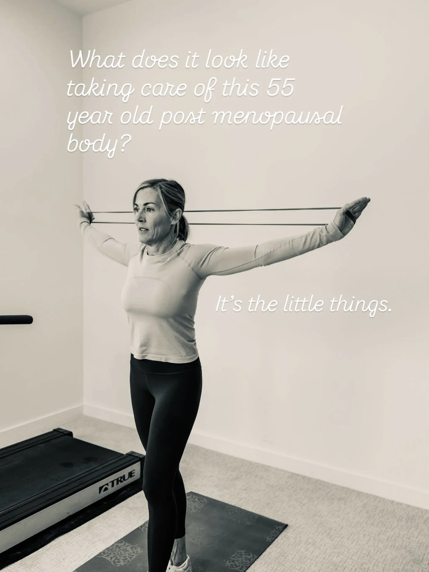 It&rsquo;s what I eat daily. 
It&rsquo;s how I move daily. 
It&rsquo;s how I sleep nightly. 
It&rsquo;s how I handle stress. 
It&rsquo;s how I connect with others. 

You&rsquo;ve heard them all before. 

And, I make time for strength training around 