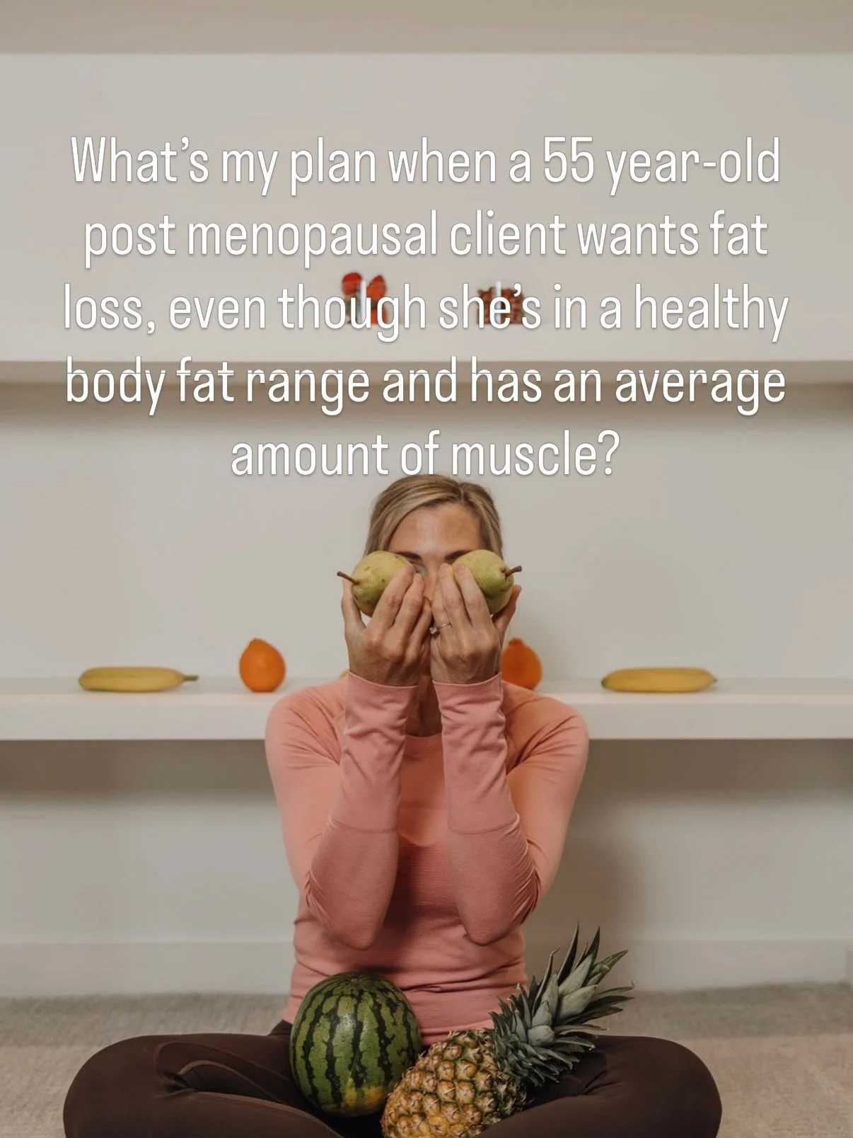 Even though all but one of my clients in-person are in a healthy body fat range, sometimes they desire a lower body fat percentage, or just want to be a bit leaner. 

The client I am working with has decreased her waist circumference by 1 inch. Her s
