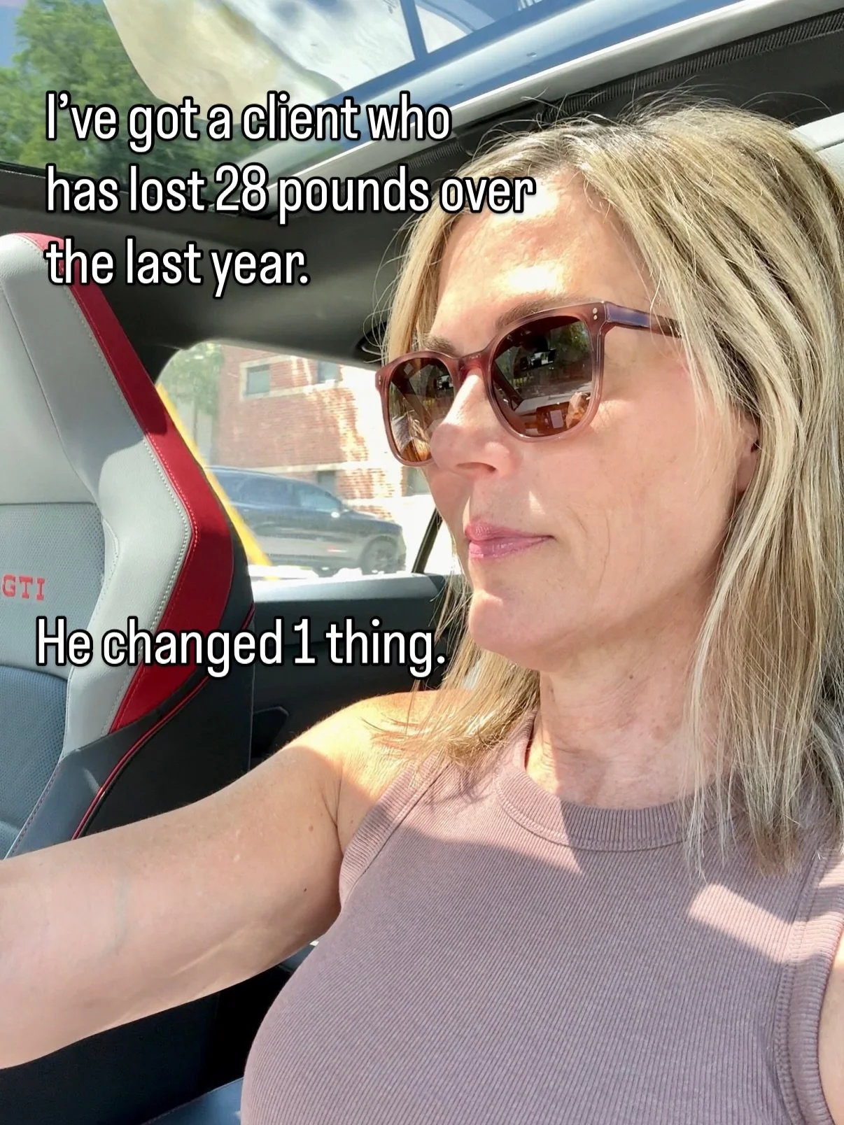 This is not a post about how people should not drink alcohol. 

I drink alcohol. 

It is a great example of someone being self-aware&hellip;&hellip;hitting that point where they were ready to change&hellip;and making it happen. 

He knew the area he 