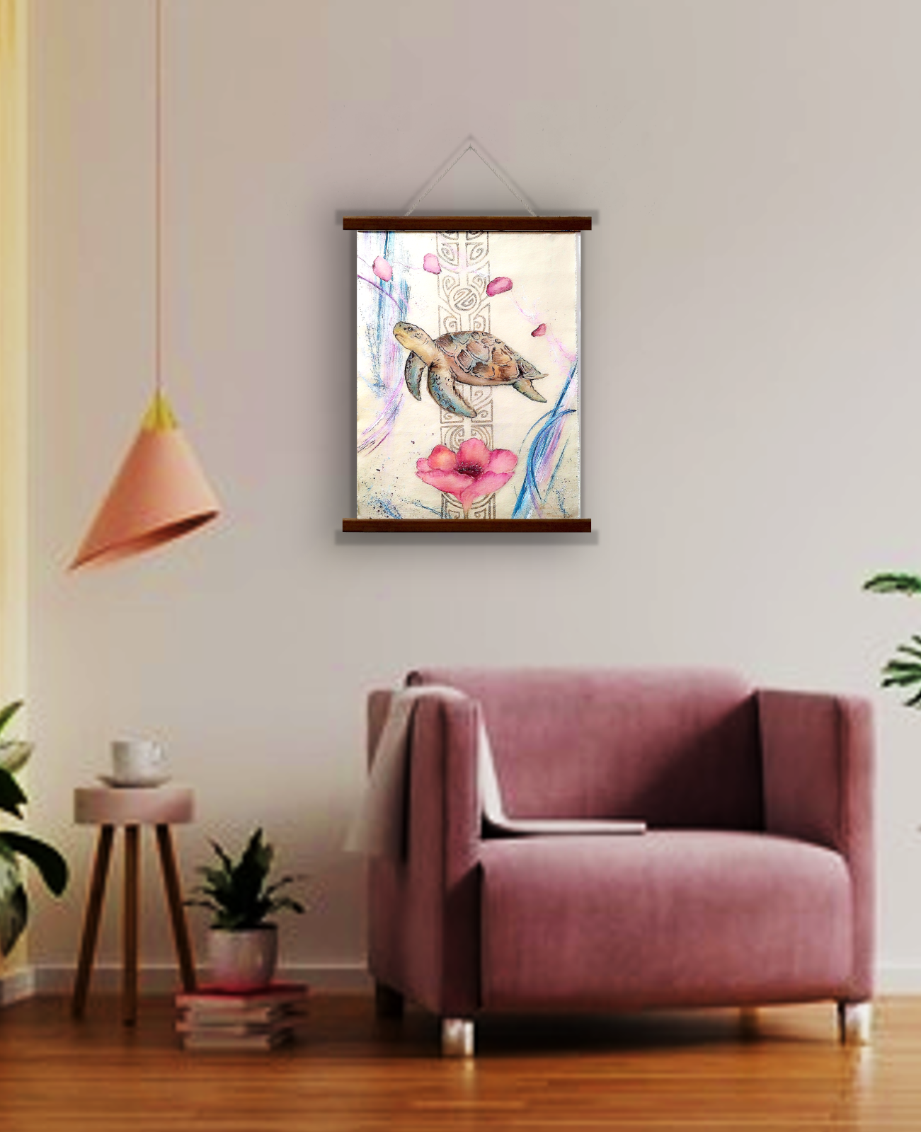RAW COTTON CANVAS - Tortue des fleurs-2-sd.png