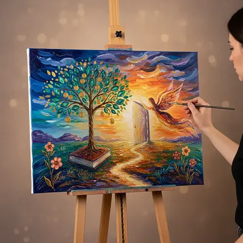 New Years Vision Painting