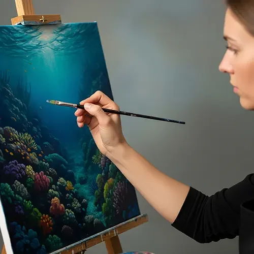 Ocean Magic- Painting Flow &amp; Depth